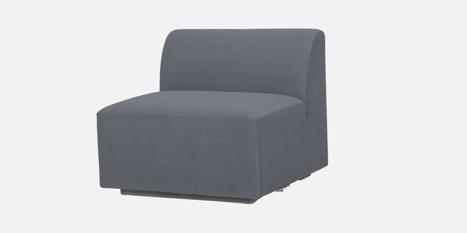 Bufa Velvet 3 Seater Sofa in Pubble Grey Colour