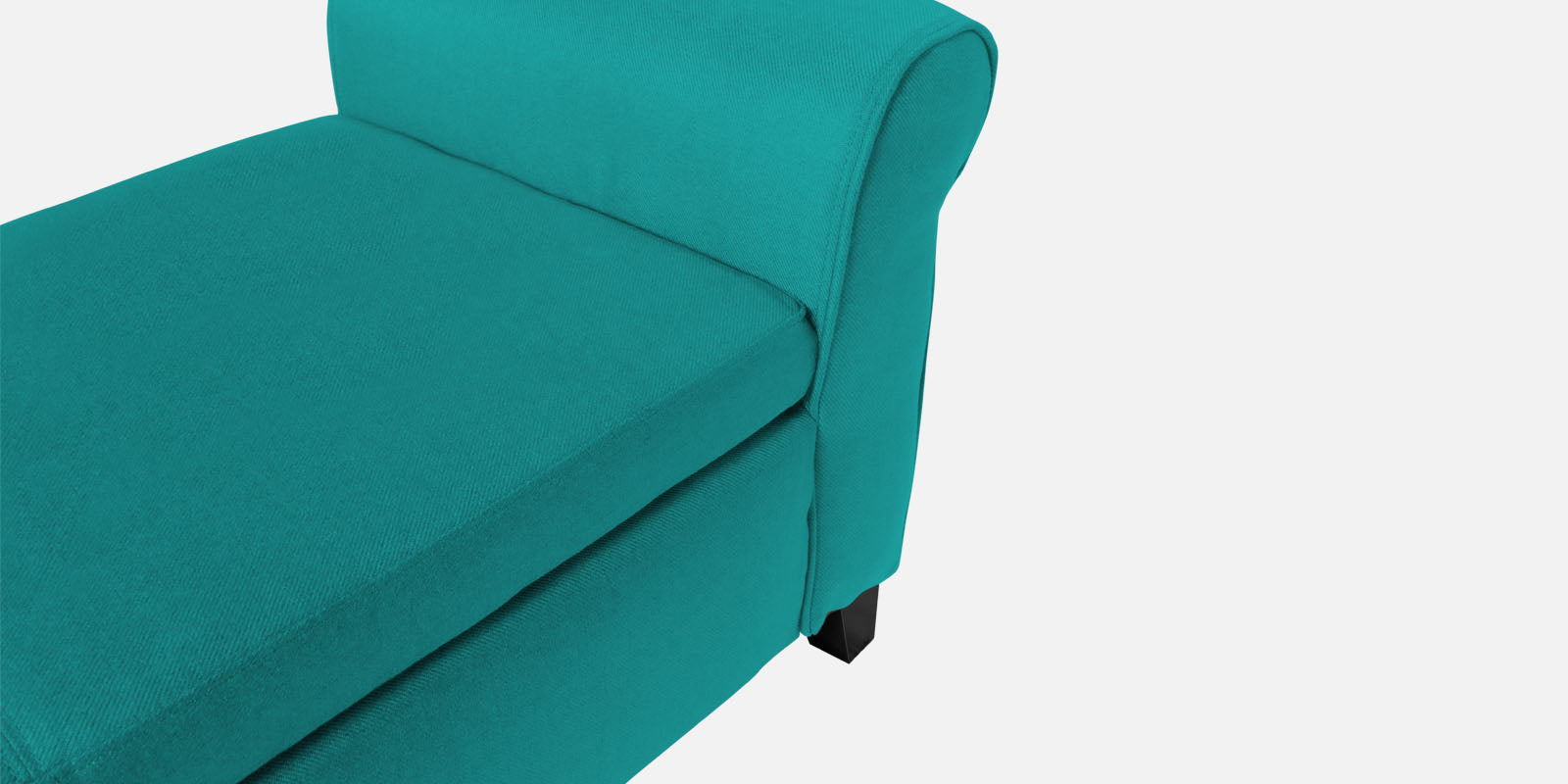 Molo Fabric 3 Seater Recamier In Sea Green Colour With Storage - Febonic Living