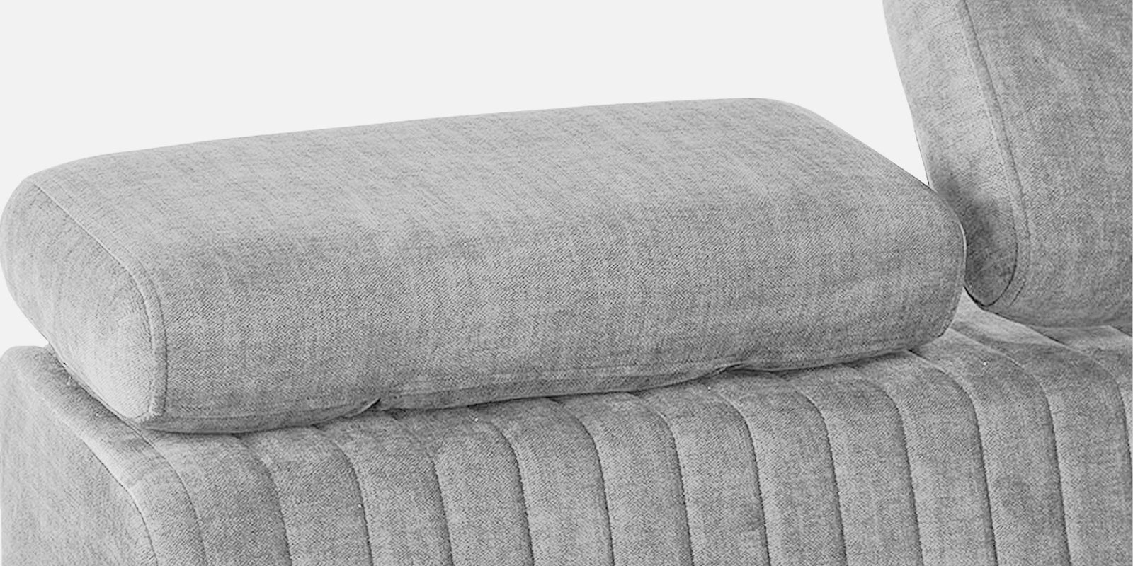 Draco Fabric 3 Seater Sofa In Lit Grey Colour - Febonic Living