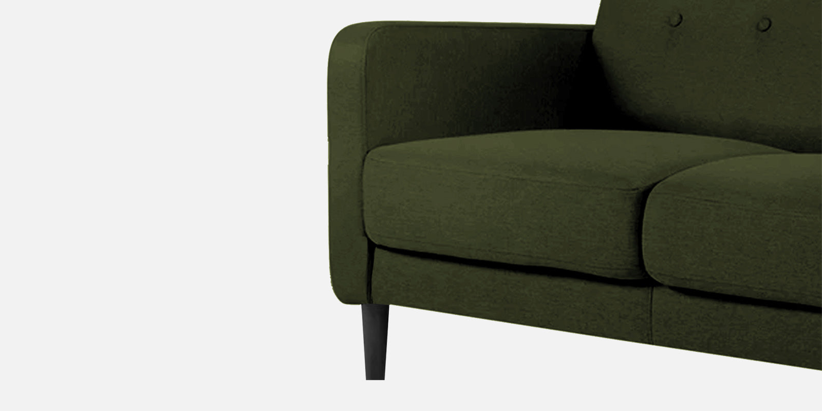 Marq Fabric 2 Seater Sofa In Olive Green Colour - Febonic Living