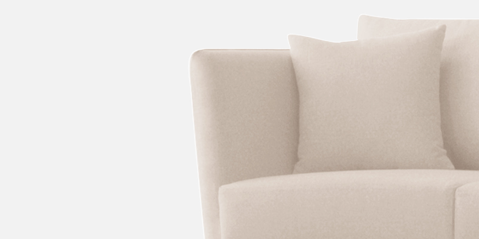 Norway Velvet 3 Seater Sofa In Camel Beige Colour - Febonic Living