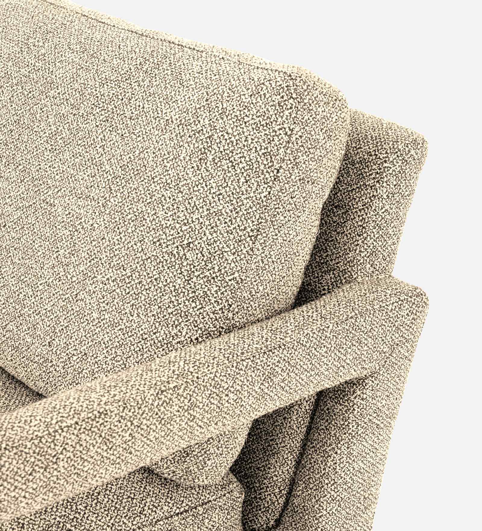 Olsen Fabric Arm Chair In Ivory Cream Colour - Febonic Living