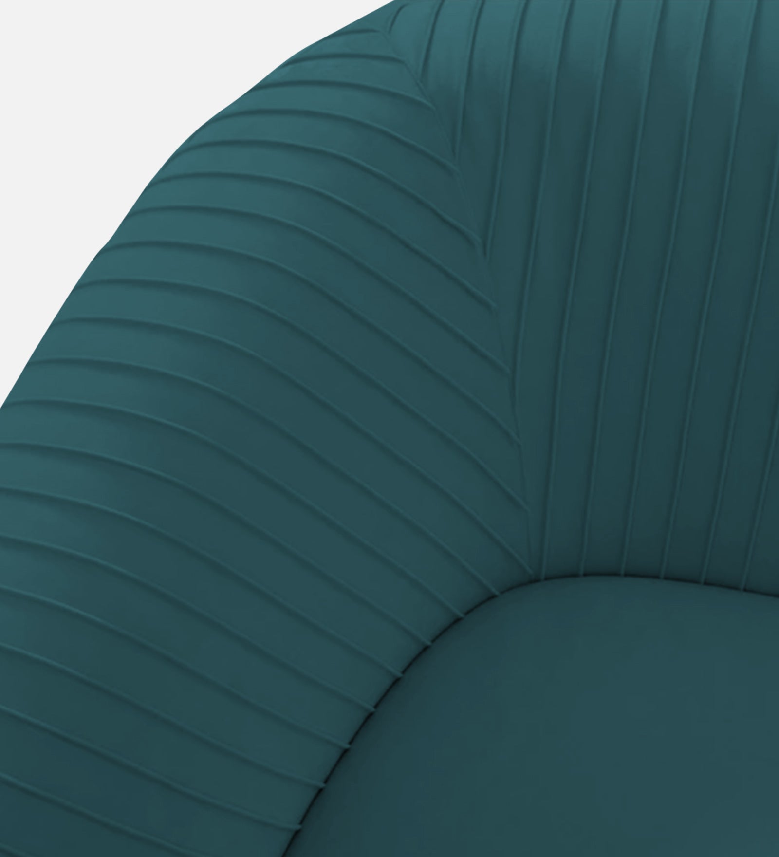 Yara Velvet Fabric 1 Seater Sofa In Arabian Green Colour - Febonic Living