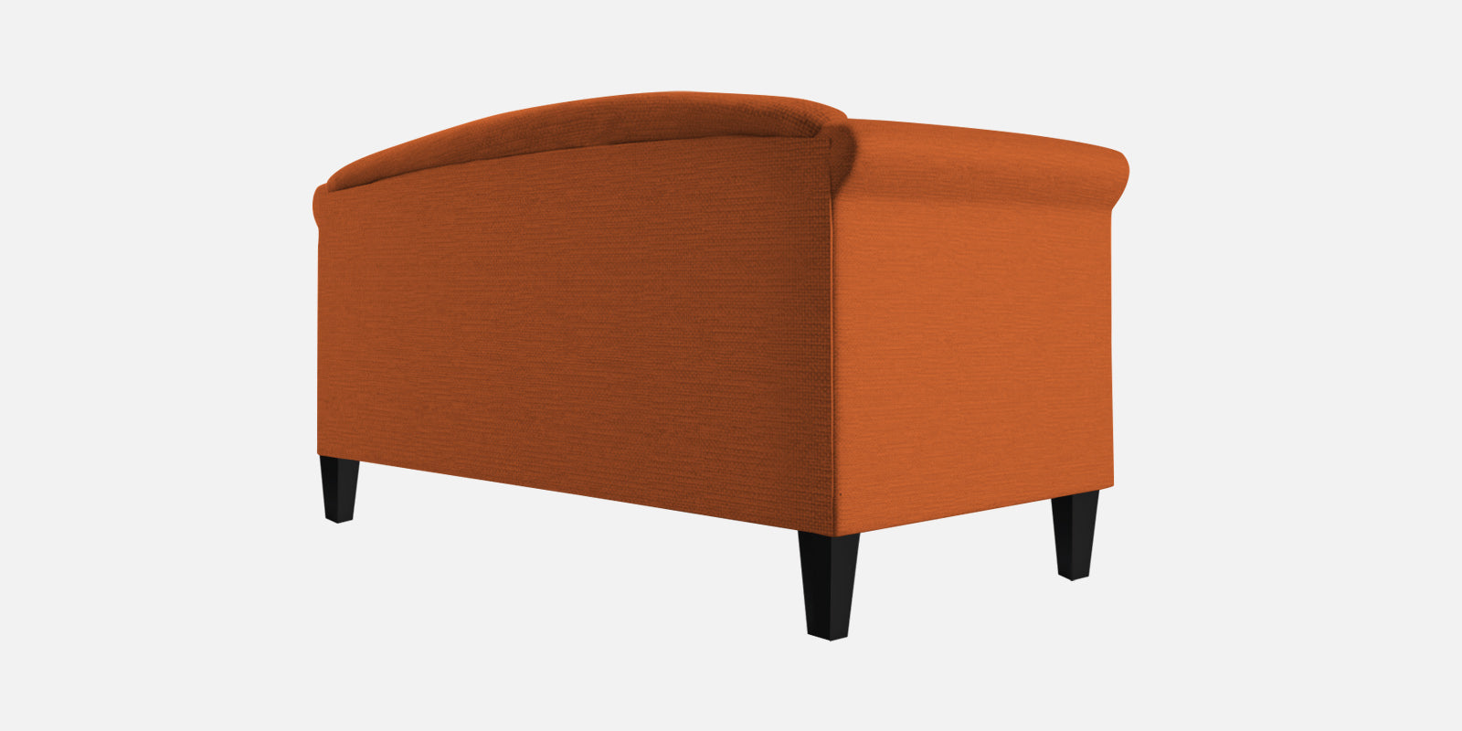 Kimber Fabric 2 Seater Sofa In Vivid Orange Colour - Febonic Living