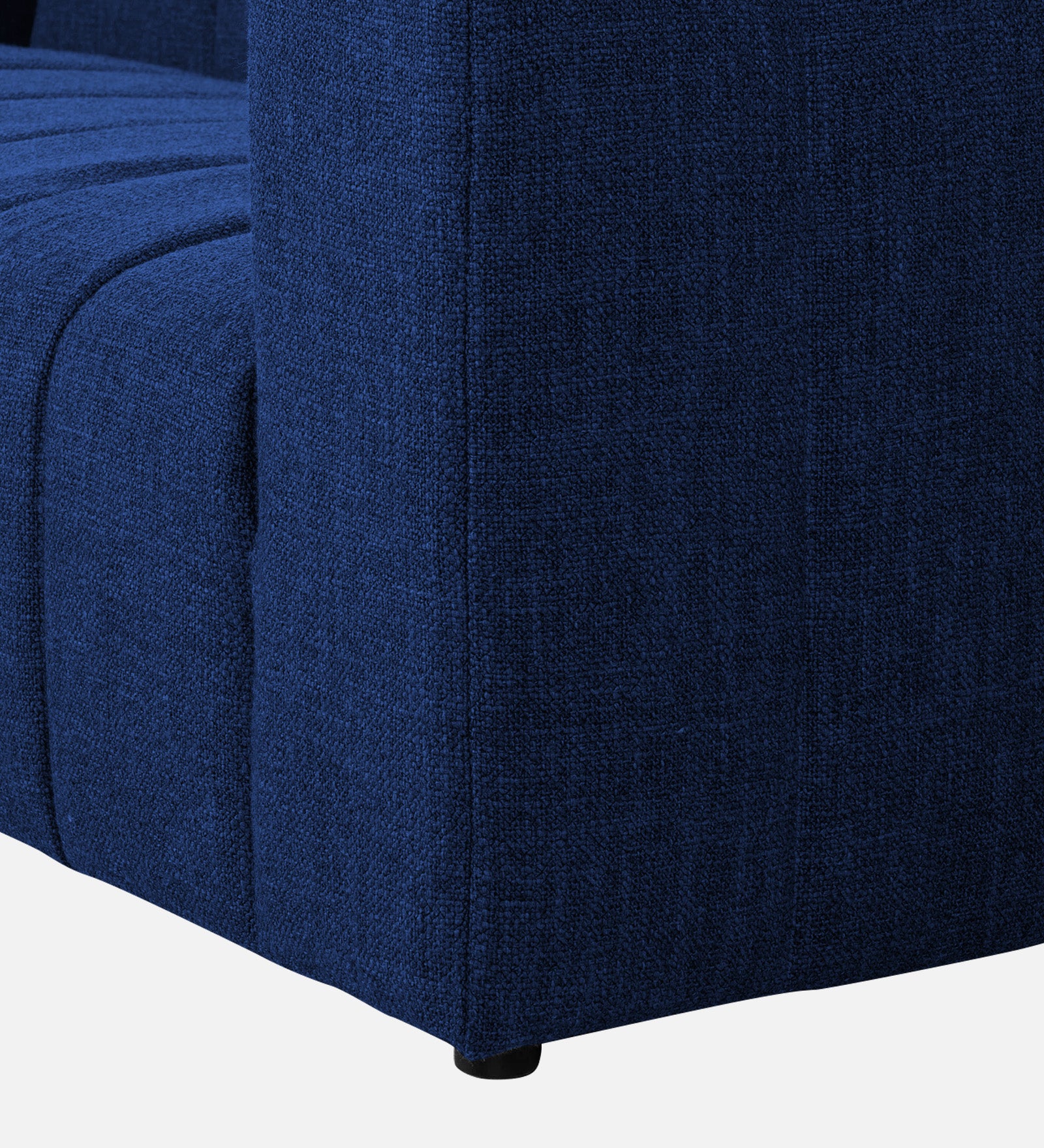 Lara Fabric 1 Seater Sofa In Royal Blue Colour - Febonic Living