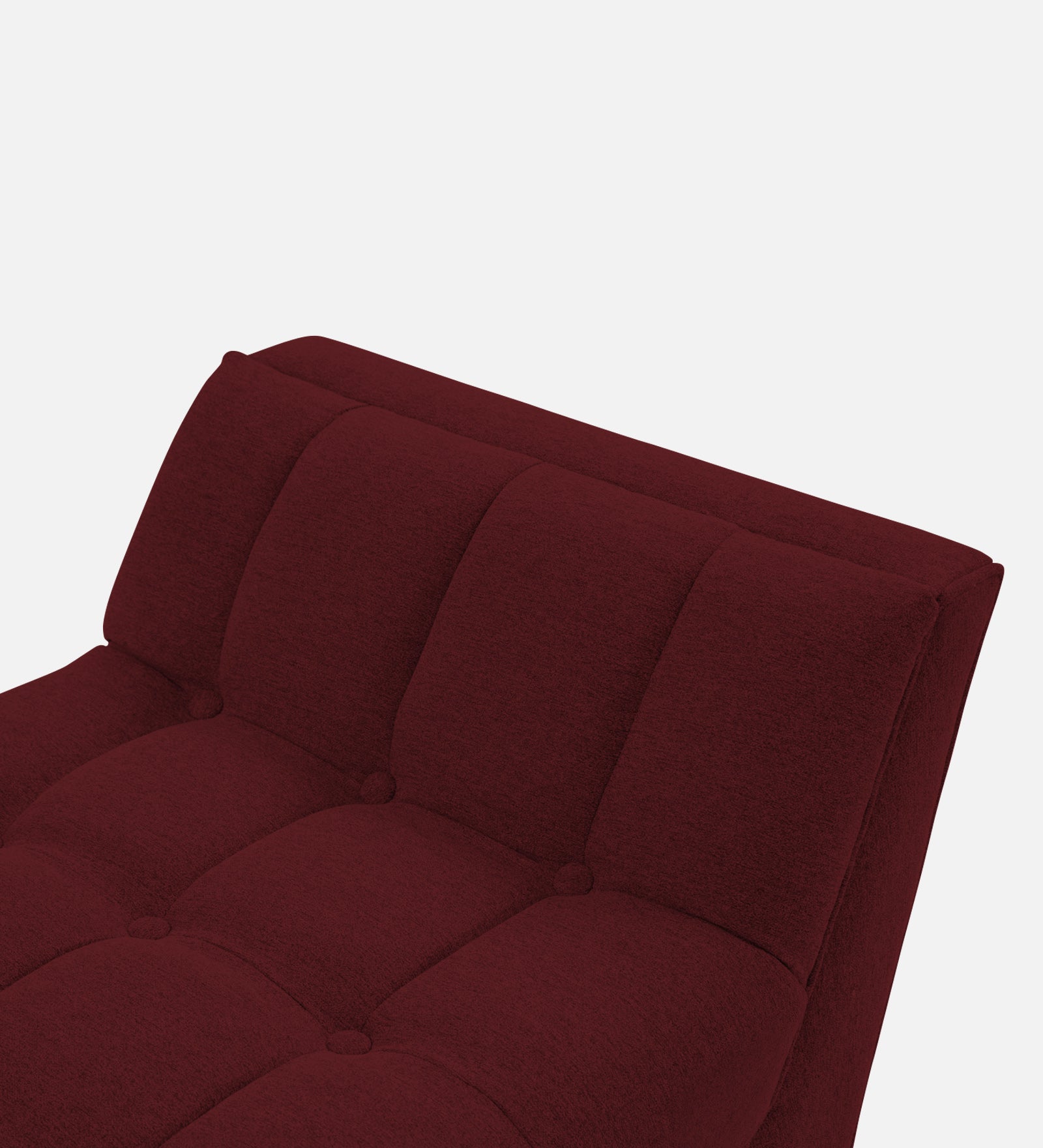 Cartes Velvet Bench In Dark Maroon Colour - Febonic Living