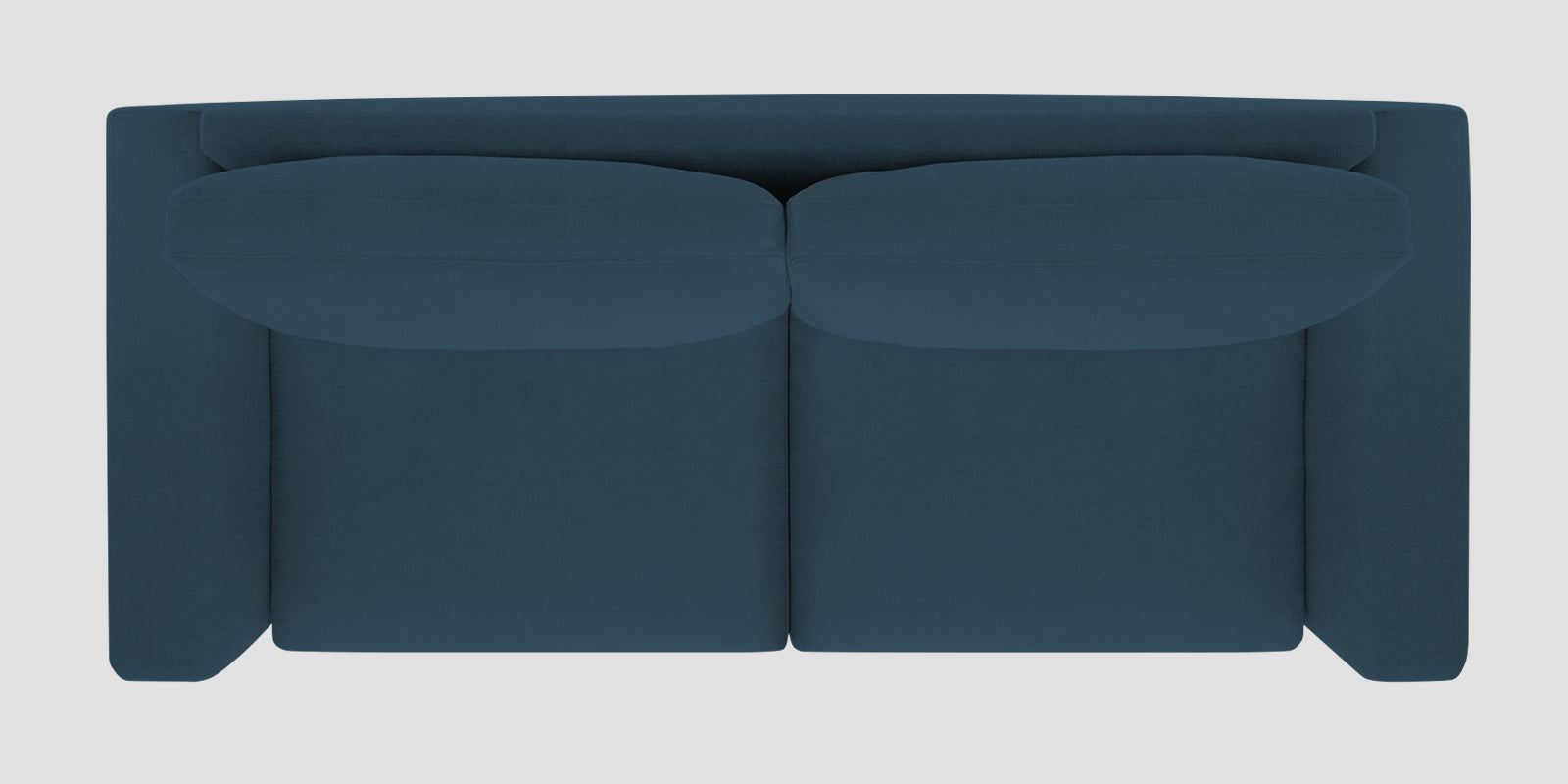 Esha Fabric 2 Seater Sofa In Cool Blue Colour - Febonic Living