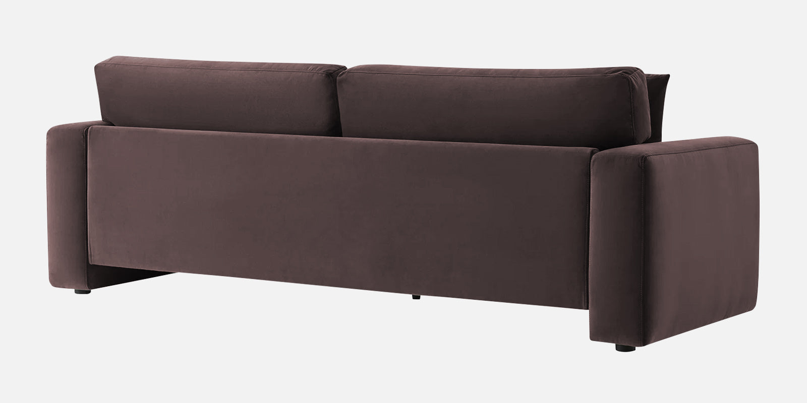 Kosta Velvet 3 Seater Sofa In Mocha Brown Colour - Febonic Living