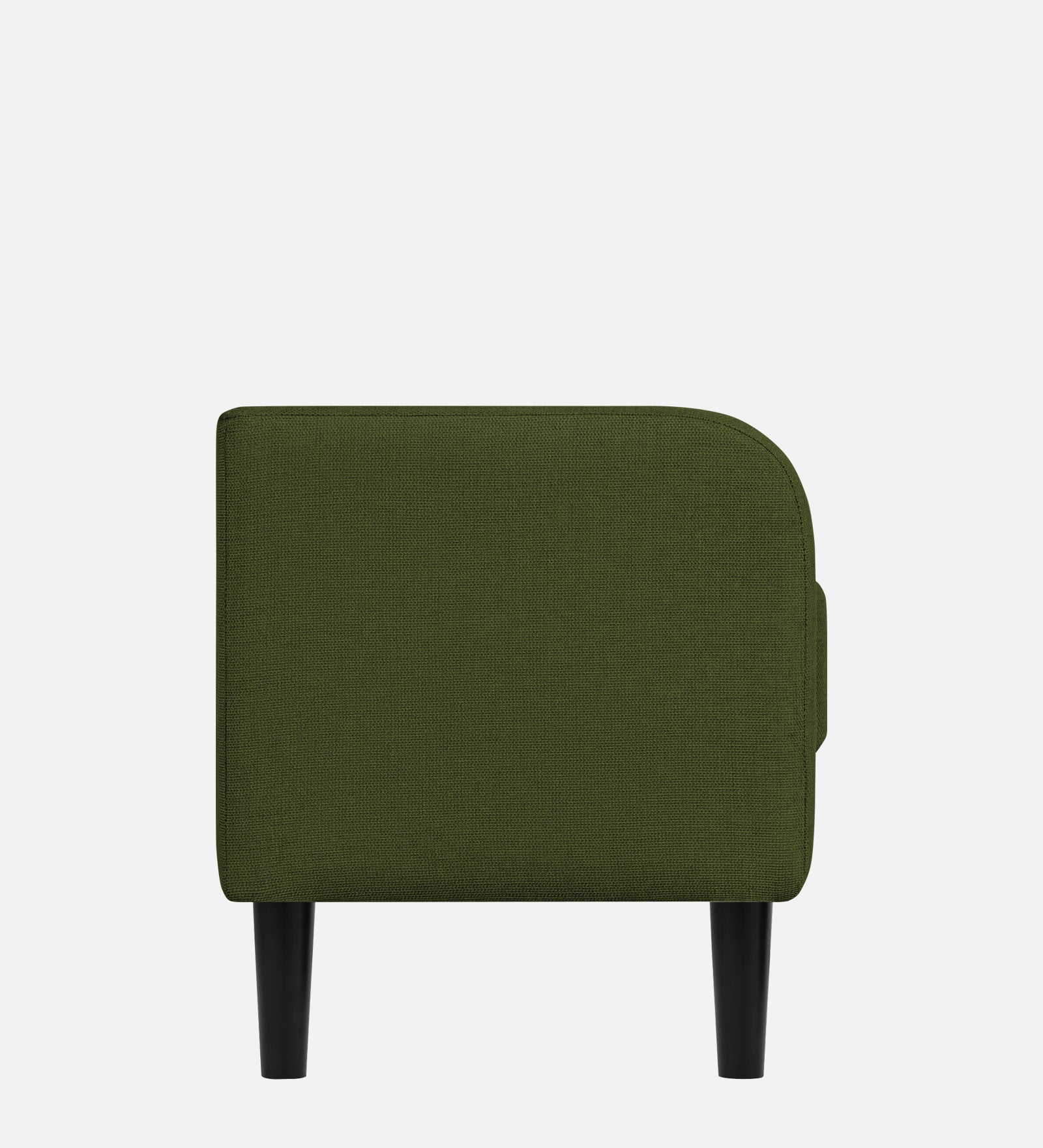 Maya Fabric Bench In Olive Green Colour - Febonic Living