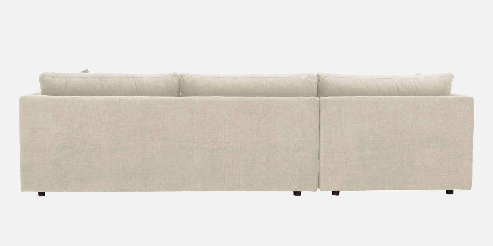 Northern Fabric RHS Sectional Sofa (3+Lounger) In Ivory Beige Colour - Febonic Living