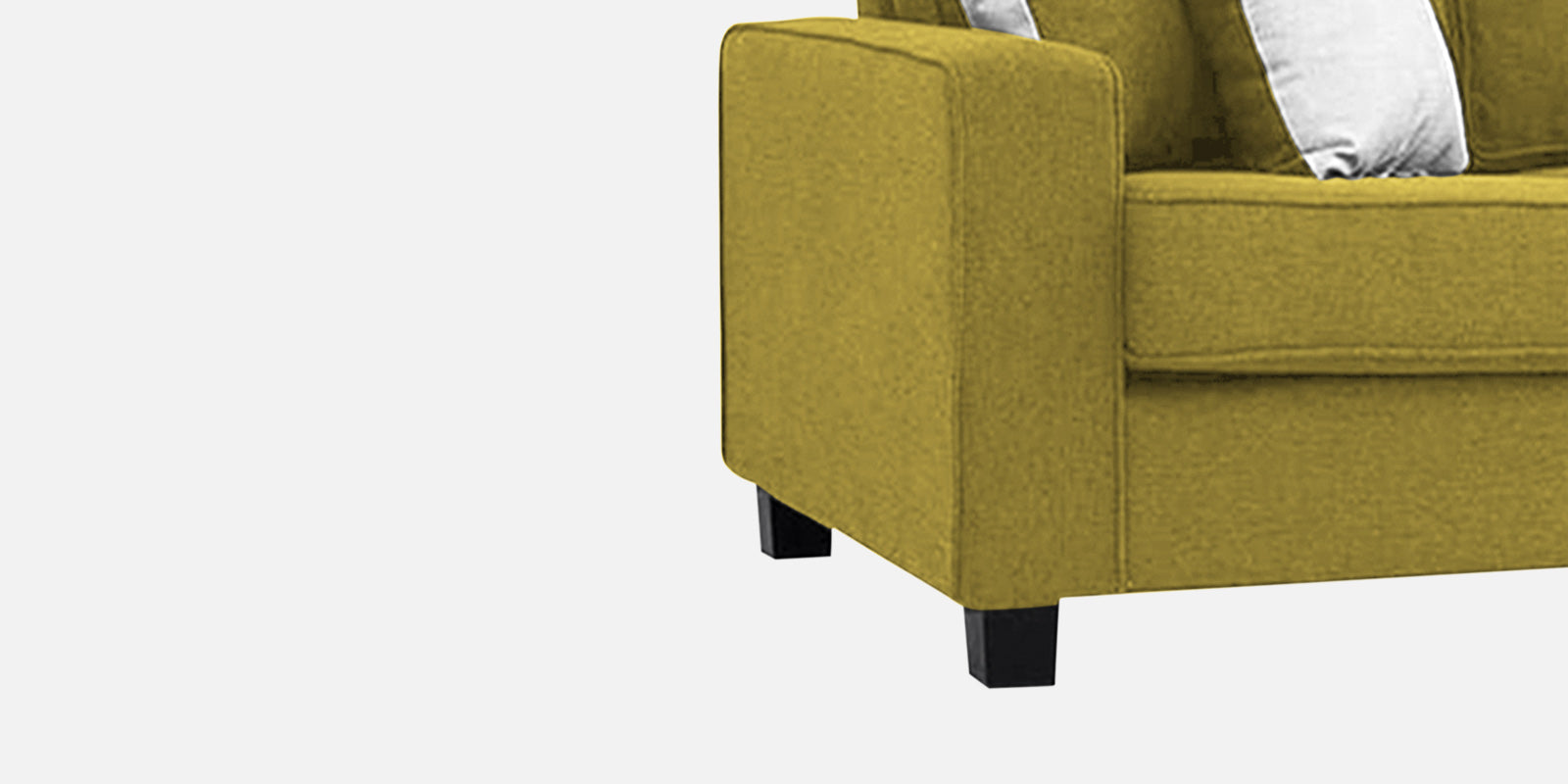 Ladybug Fabric 2 Seater Sofa In Parrot Green Colour - Febonic Living