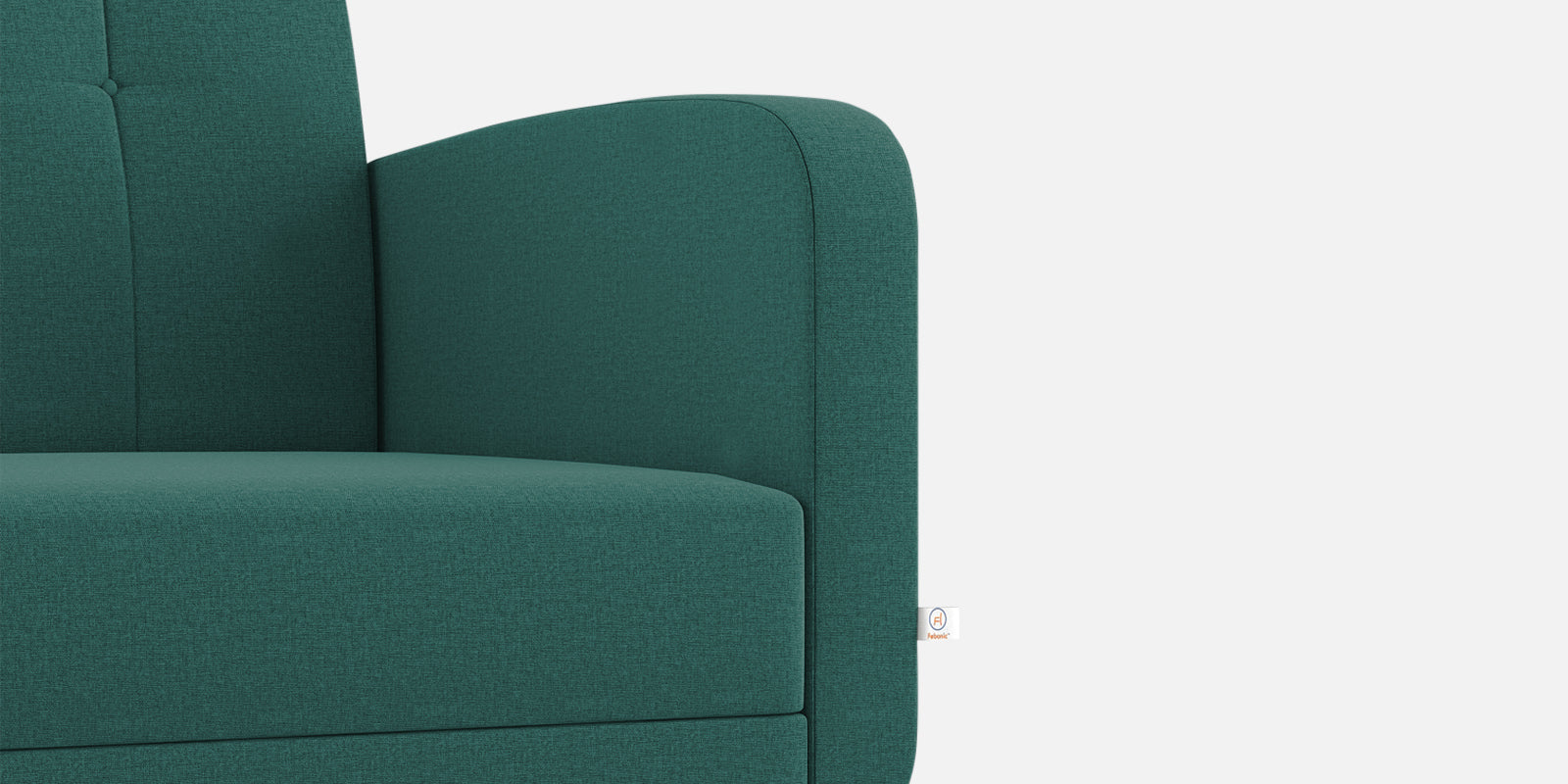 Wiki Velvet 2 Seater Sofa In Pine green Colour - Febonic Living