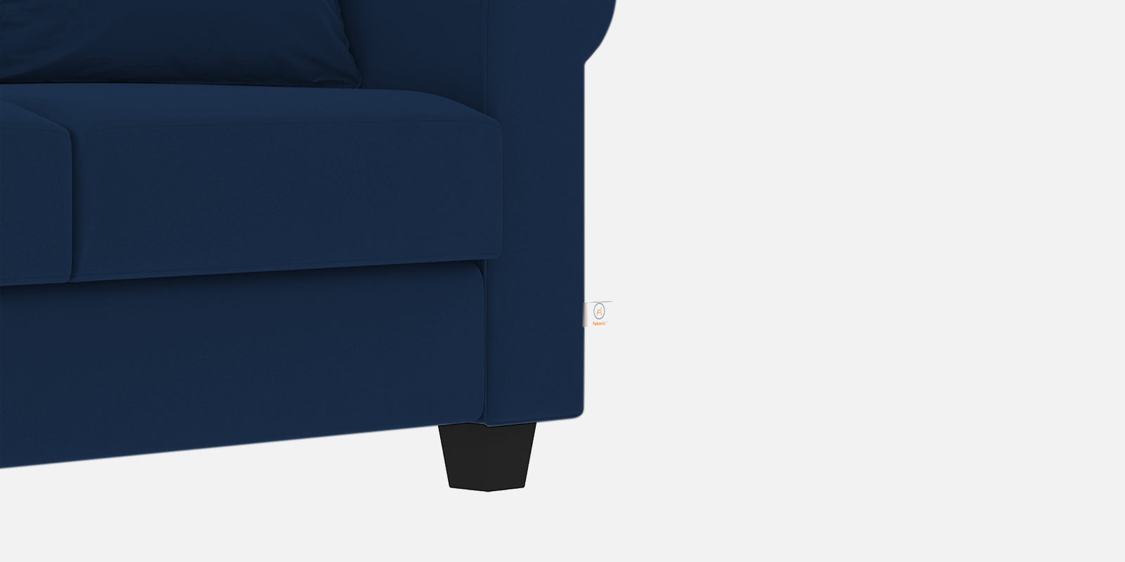 Numonk Velvet 3 Seater Sofa In Imperial Blue Colour - Febonic Living