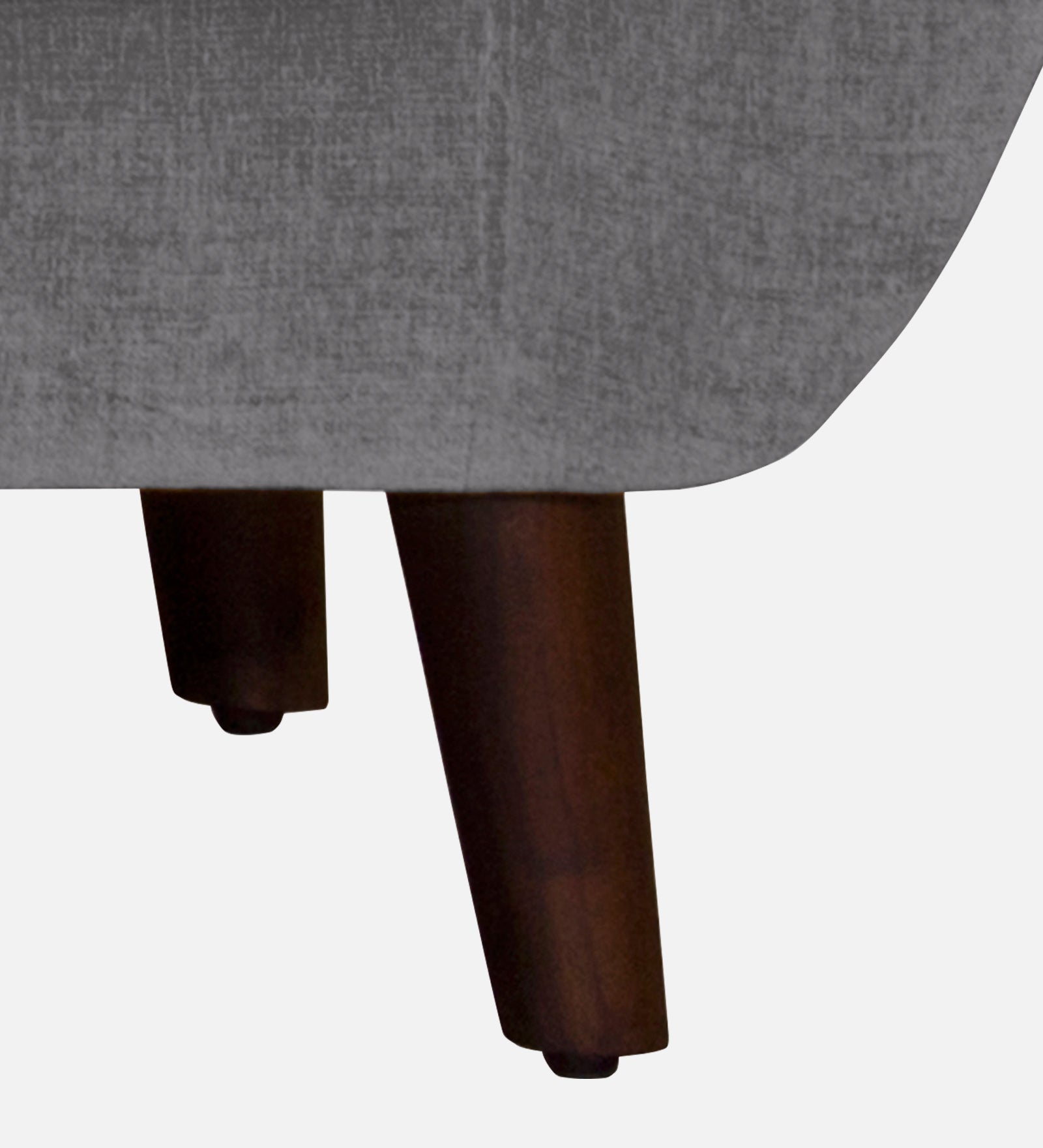 German Fabric 1 Seater Sofa In Sudo Grey Colour - Febonic Living