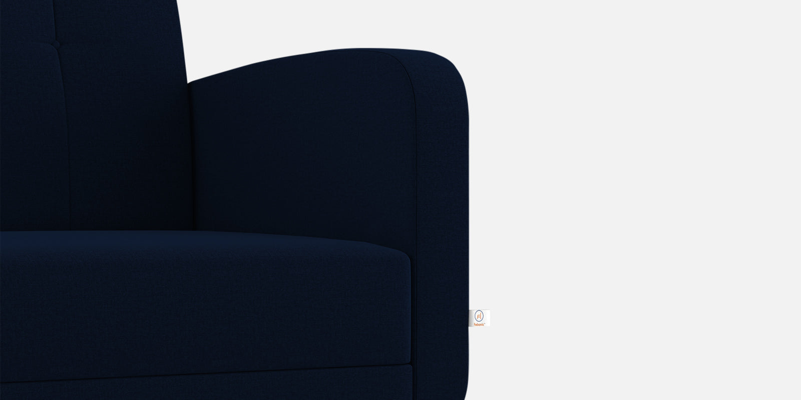 Wiki Velvet 2 Seater Sofa In Dark Blue Colour - Febonic Living