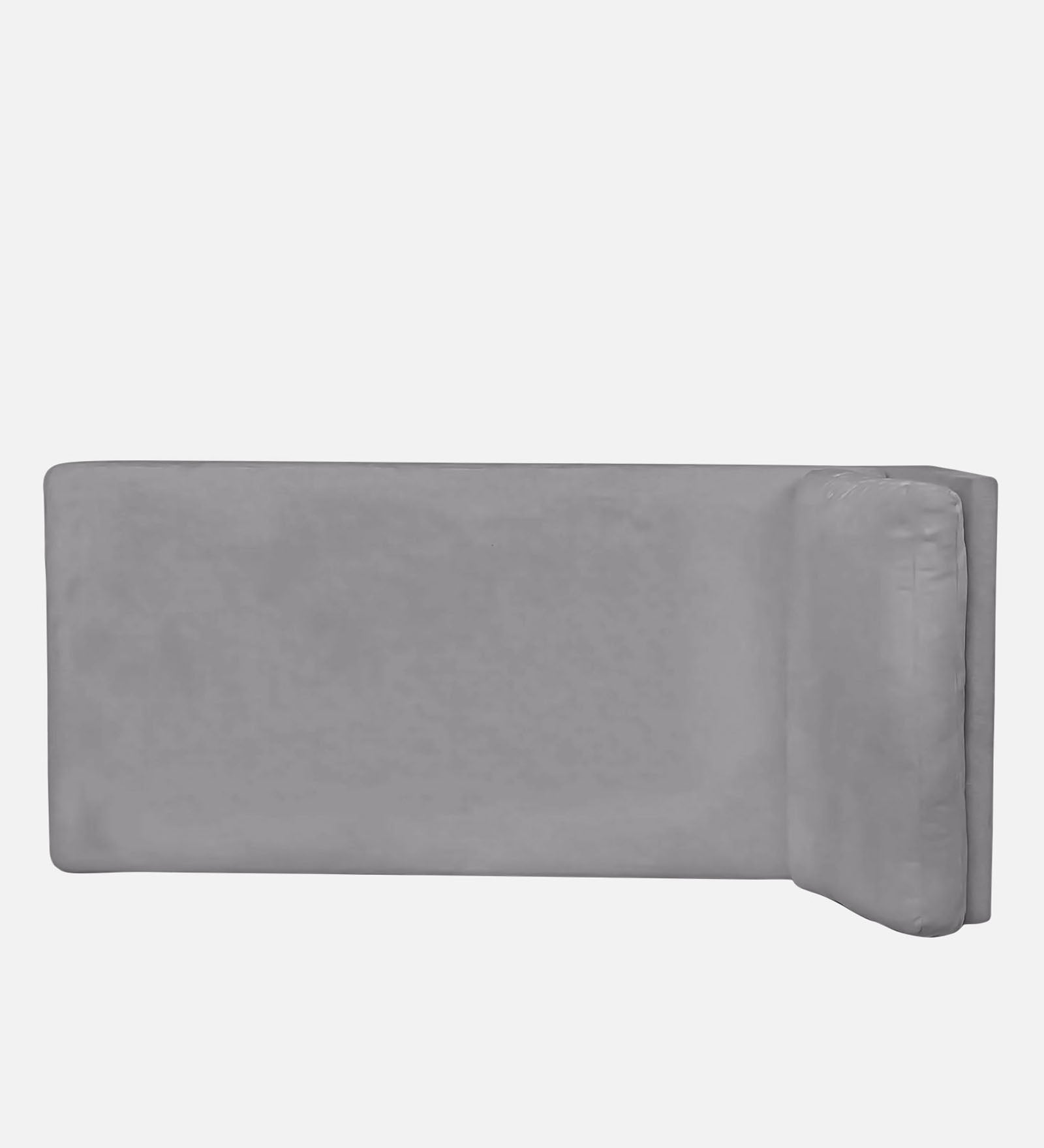 Nadia Fabric Armless Chaise Lounger In Lit Grey Colour - Febonic Living