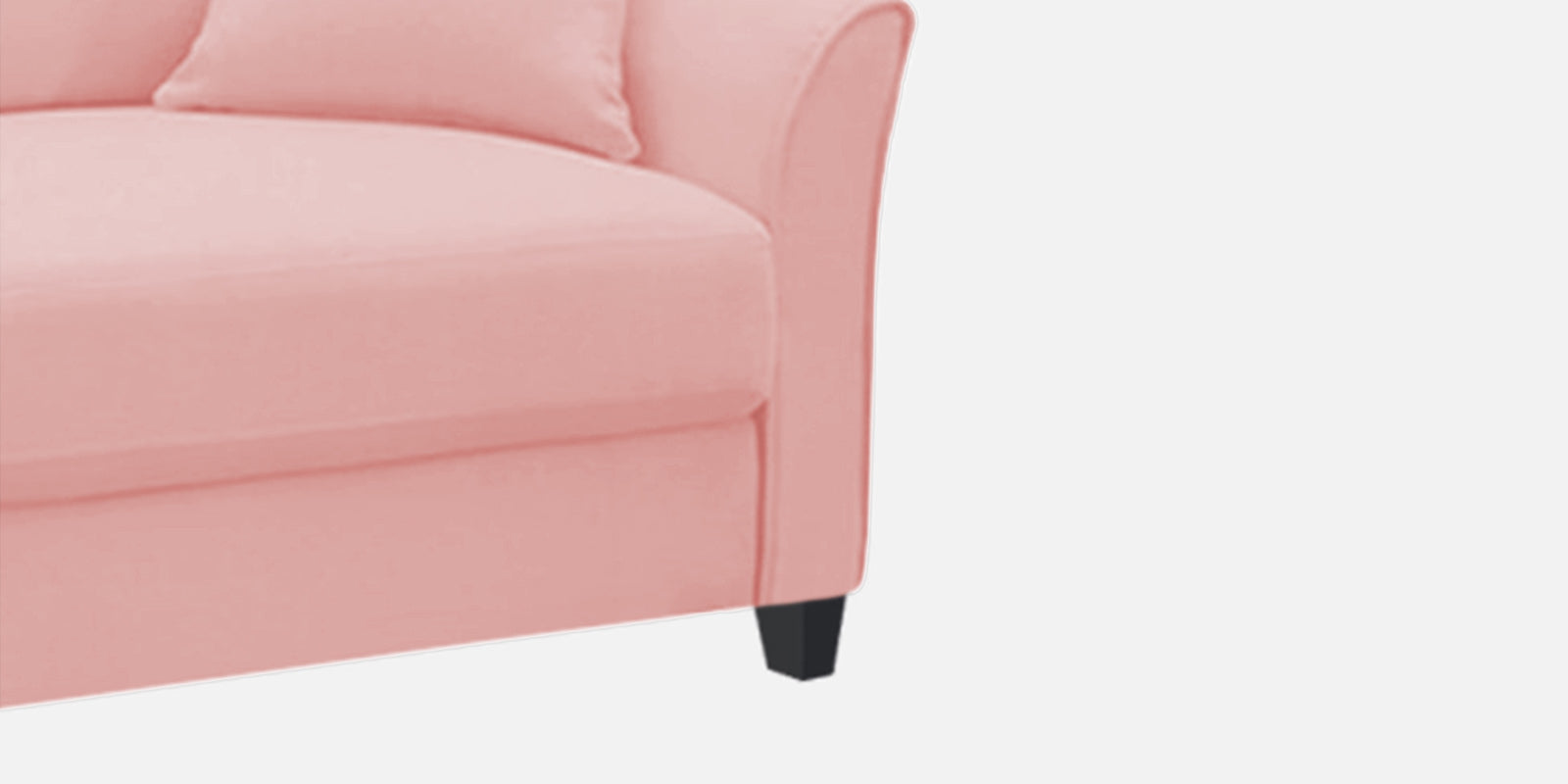 Daroo Velvet 2 Seater Sofa In Millennial Pink Colour - Febonic Living