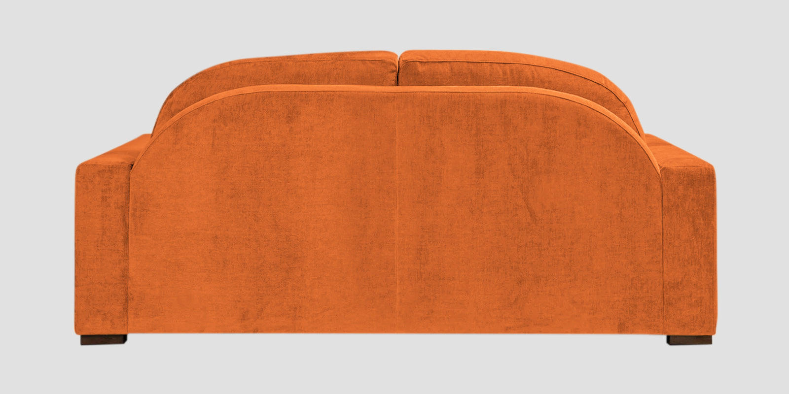 Dara Fabric 2 Seater Sofa In Vivid Orange Colour - Febonic Living