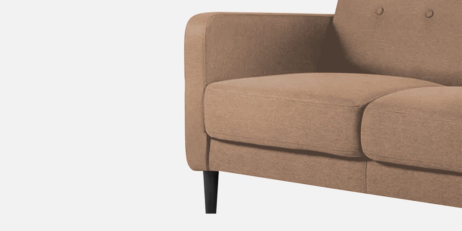 Marq Fabric 3 Seater Sofa In Cosmic Beige Colour - Febonic Living