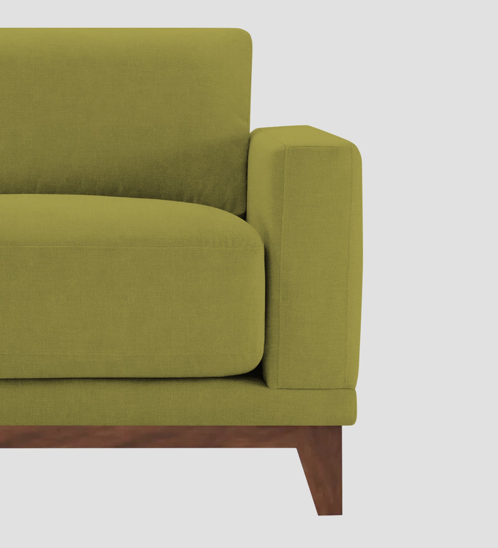 Esha Fabric 1 Seater Sofa In Kelly Green Colour - Febonic Living