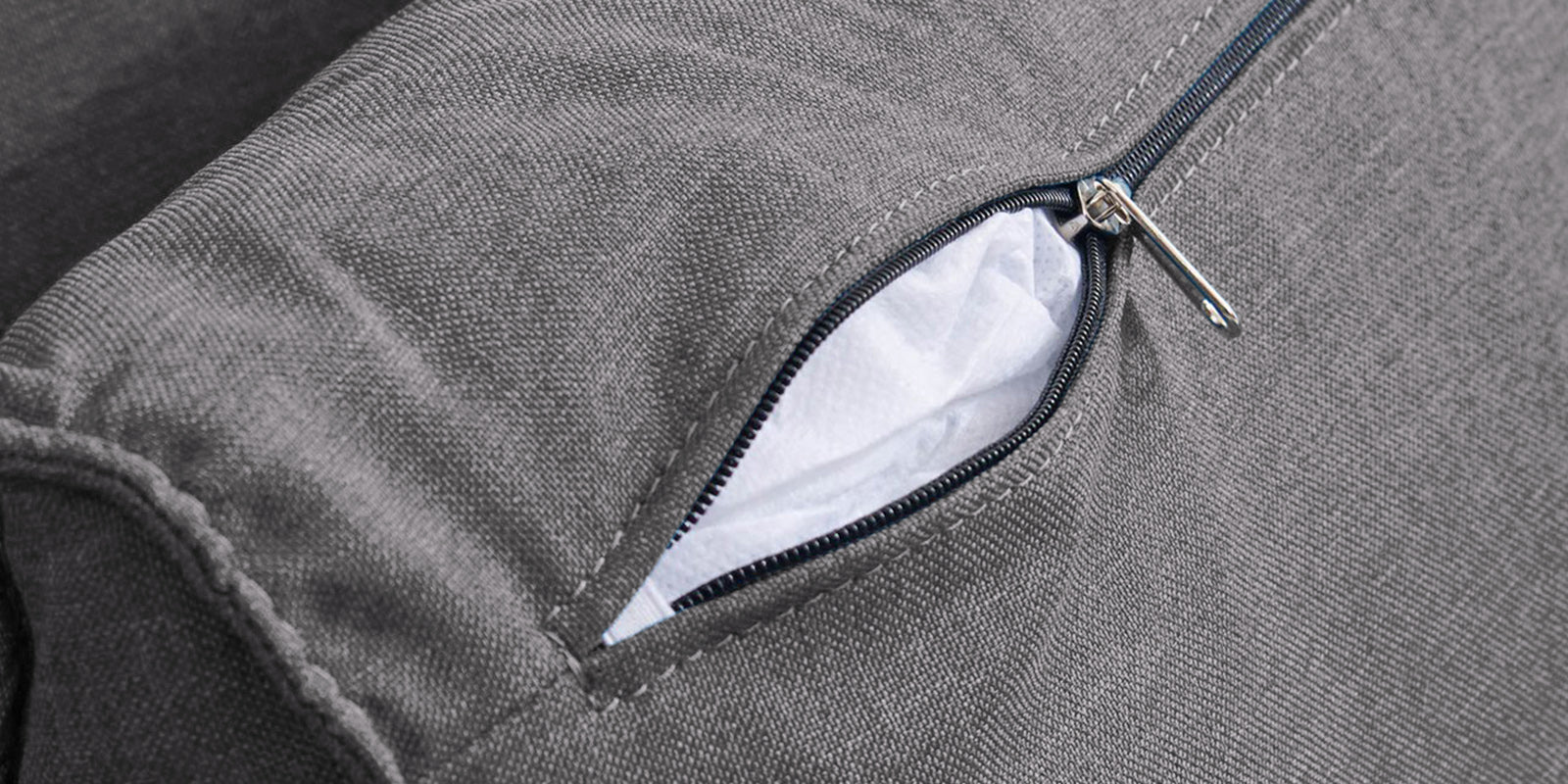 Jerry Fabric 3 Seater Convertible Sofa Cum Bed In Sudo Grey Colour - Febonic Living