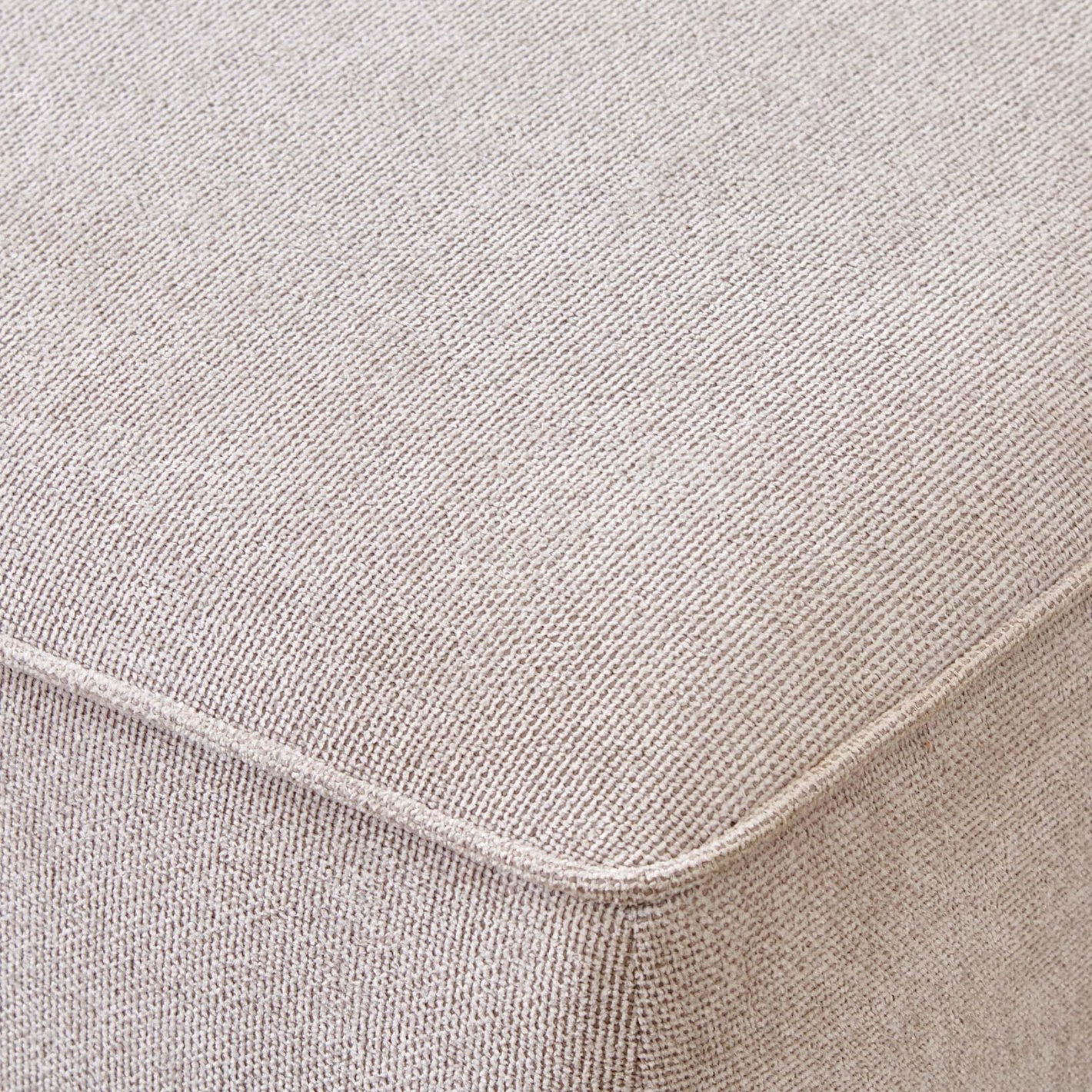 Ebony Fabric Day Bed Sofa In Cosmic Beige Colour - Febonic Living
