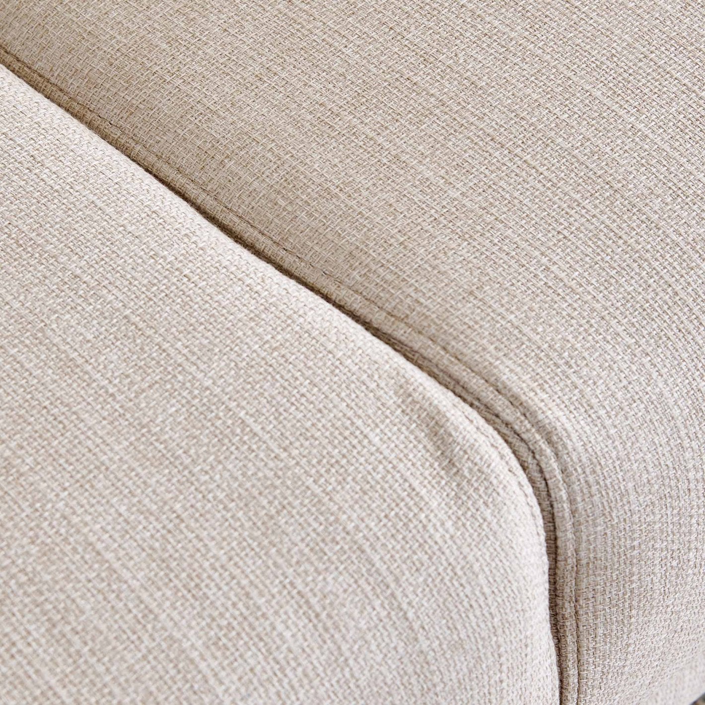 Halifax Fabric 3 Seater Sofa in Crypto Beige Colour - Febonic Living
