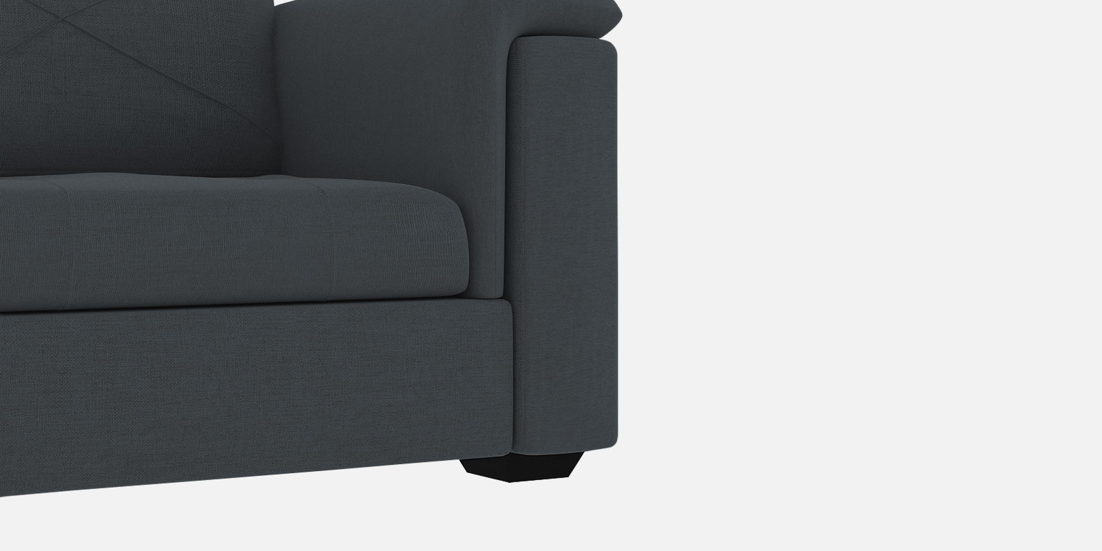 Andres Fabric 3 Seater Sofa In Dub Grey Colour - Febonic Living