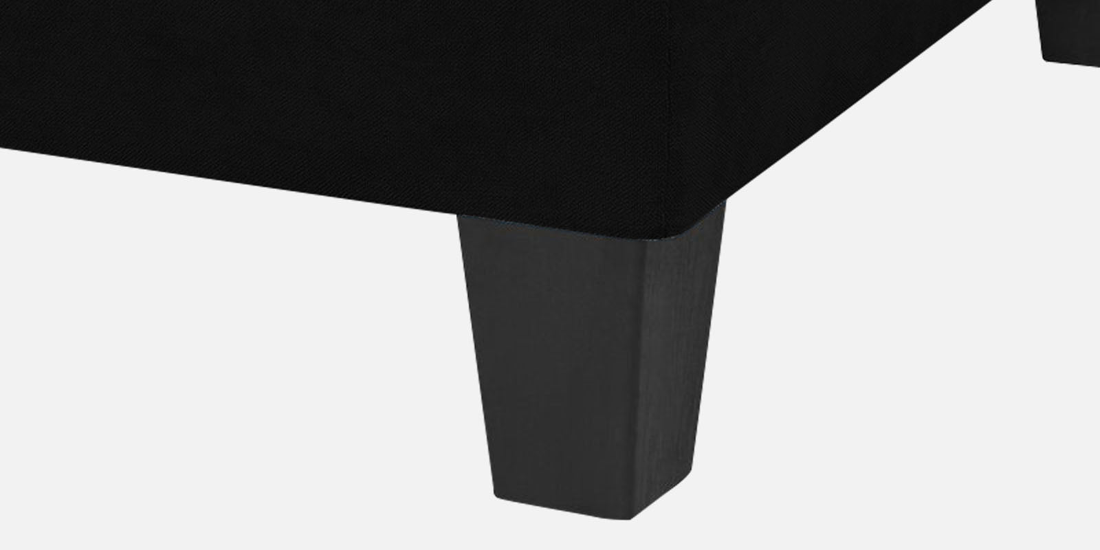 Thomas Fabric RHS Sectional Sofa (3+Lounger) In Zed Black Colour - Febonic Living