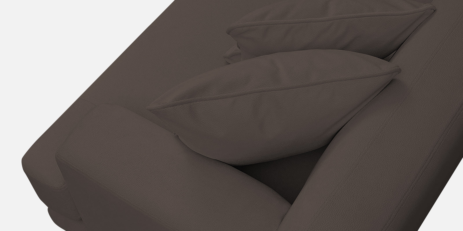 Woody Fabric 2 Seater Sofa In Lito Brown Colour - Febonic Living