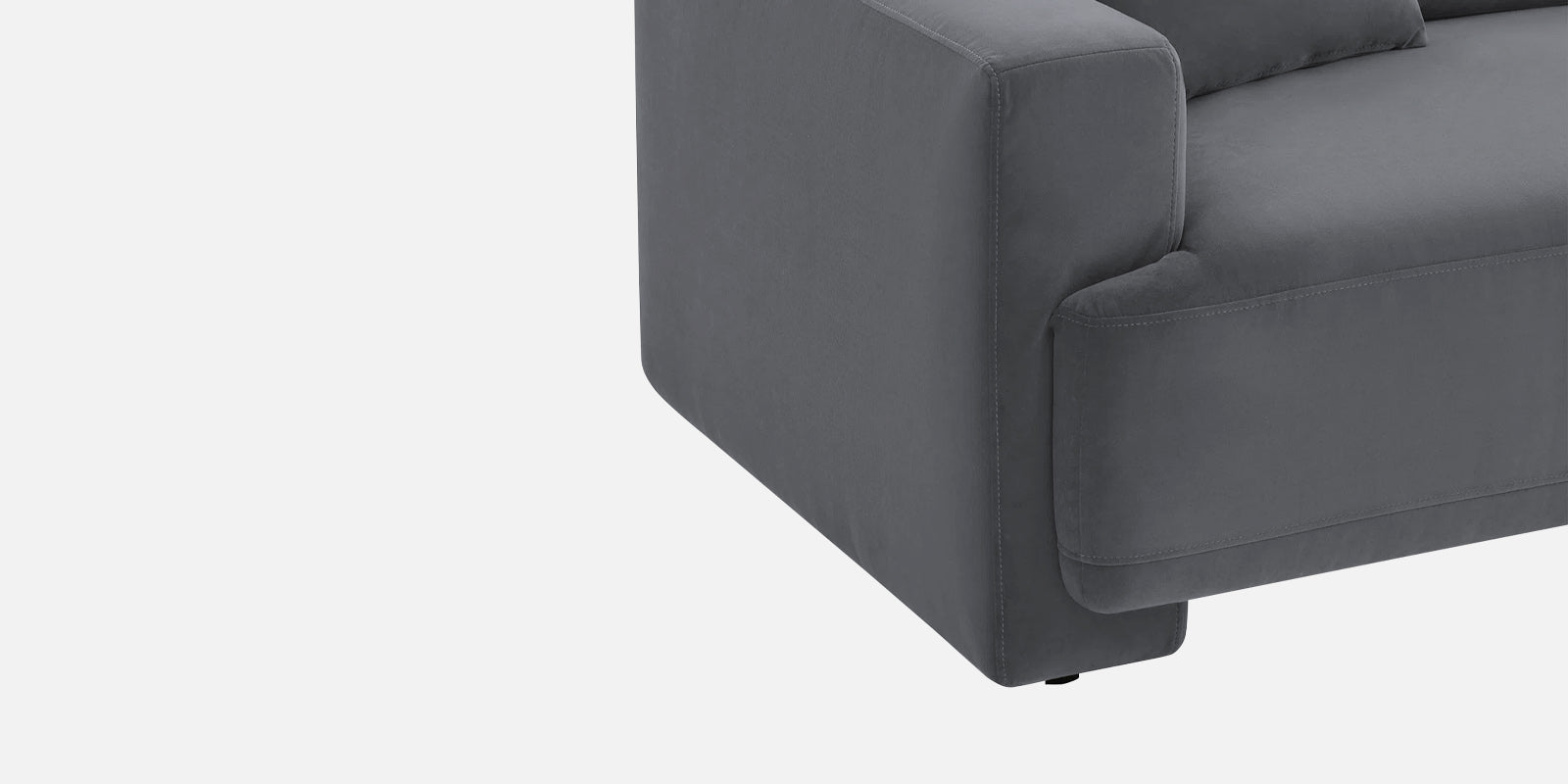 Kosta Velvet 2 Seater Sofa In Pubble Grey Colour - Febonic Living