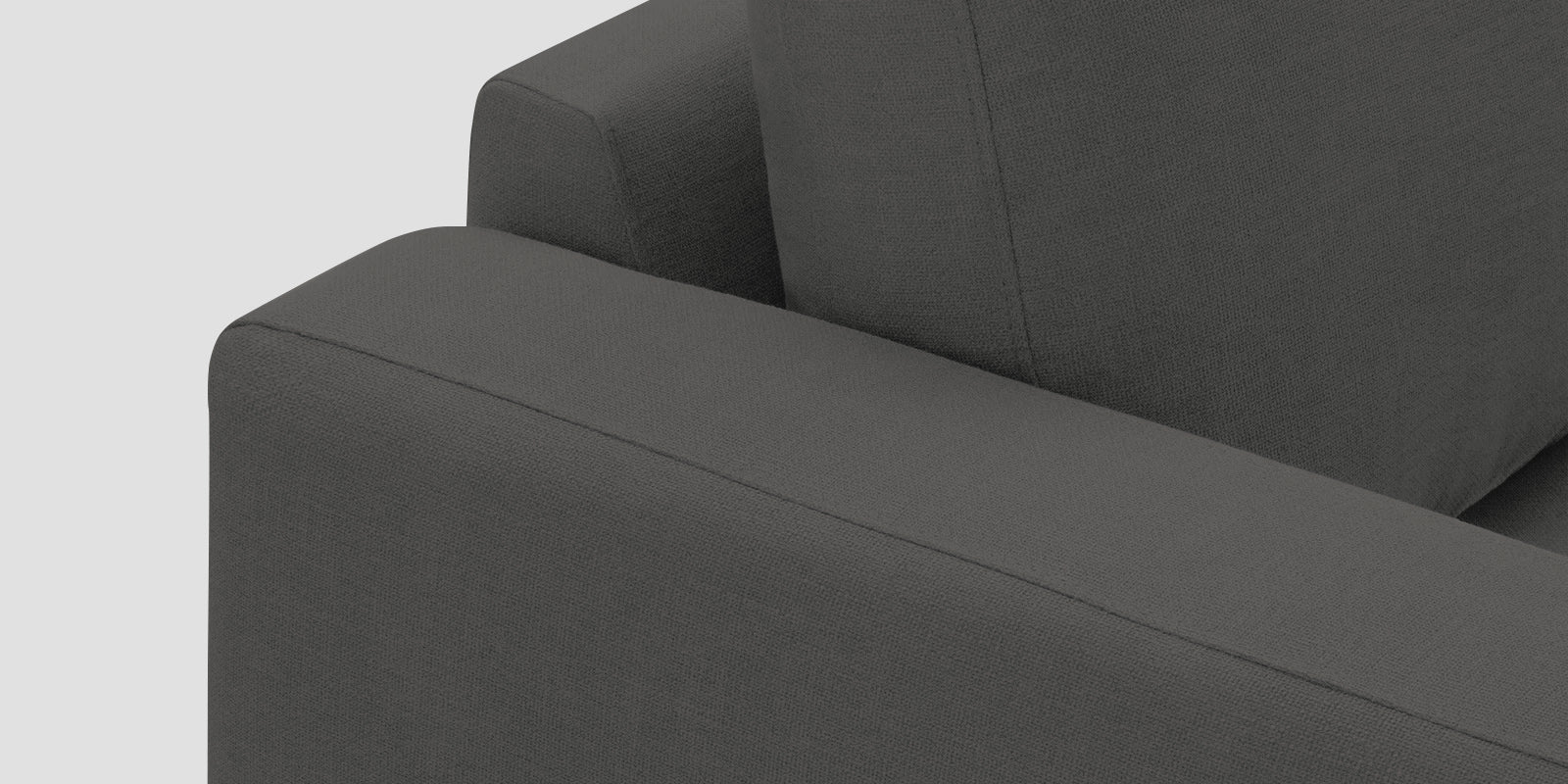 Esha Fabric 2 Seater Sofa In Stone Grey Colour - Febonic Living