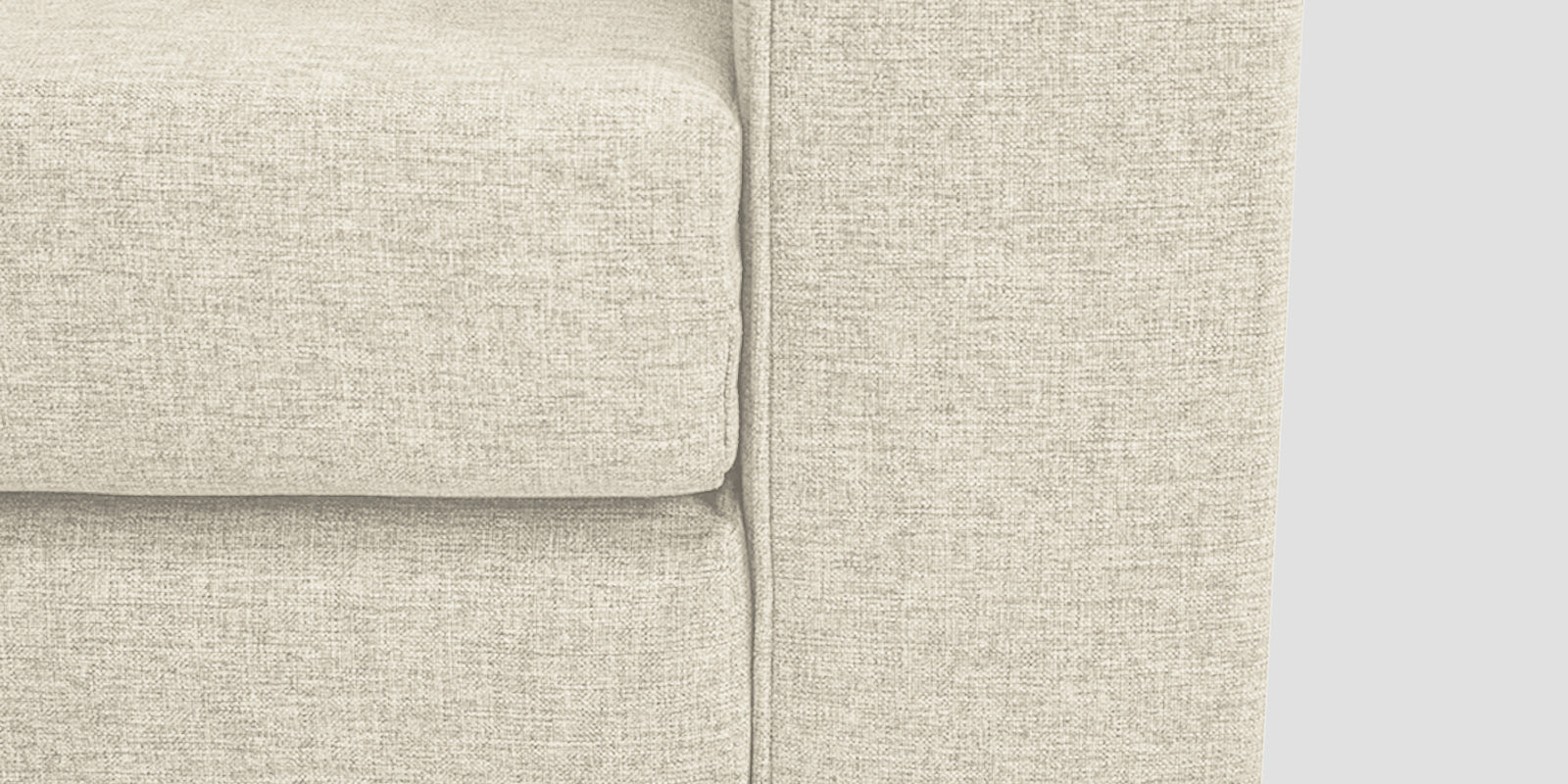 Kenia Fabric 2 Seater Foldable Sofa Cum Bed In Ivory cream Colour - Febonic Living