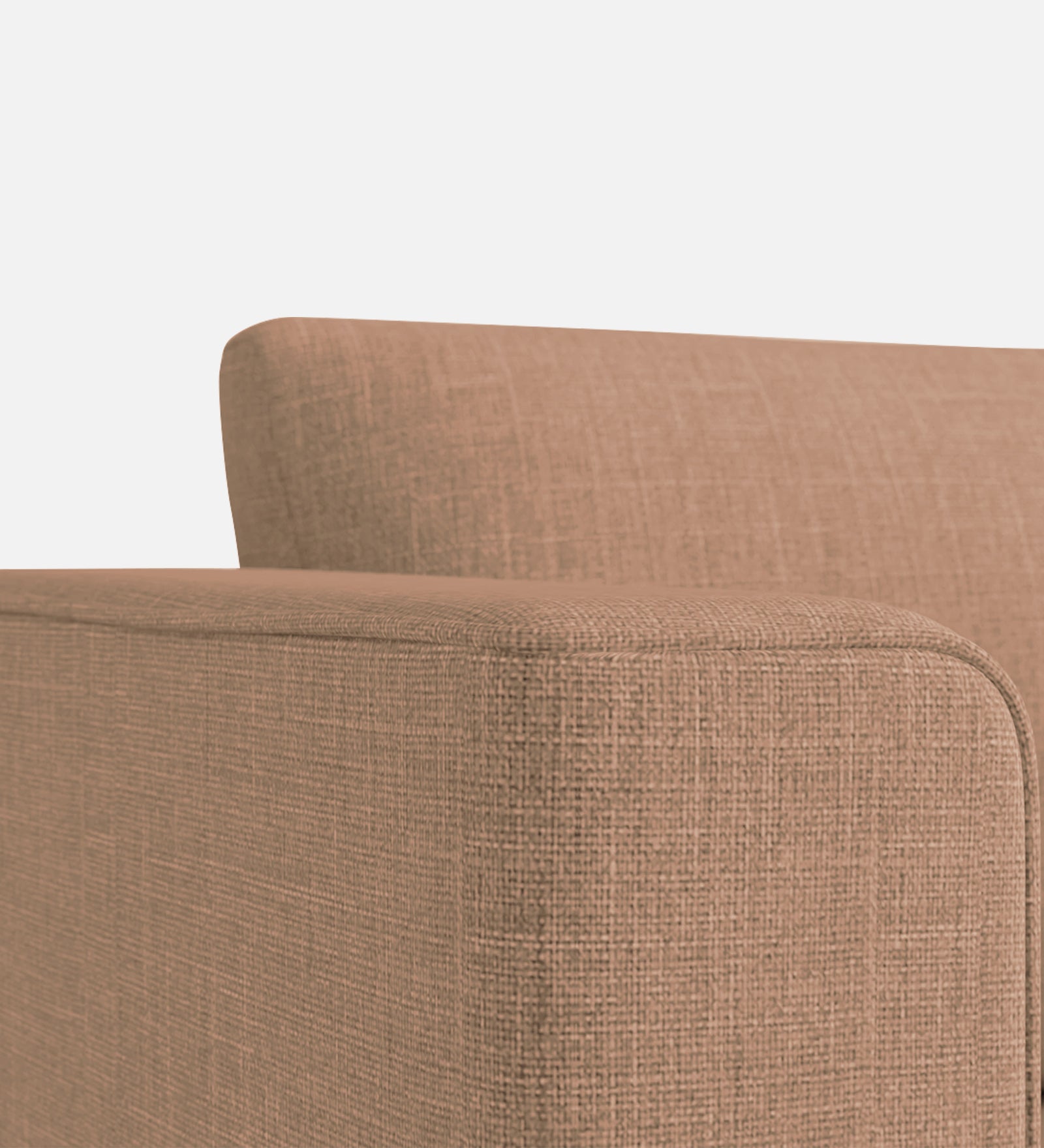 Kenia Fabric 1 Seater Foldable Sofa Cum Bed In Cosmic Beige Colour - Febonic Living
