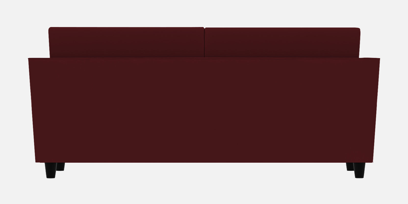 Bristo Velvet 3 Seater Sofa In Dark Maroon Colour - Febonic Living