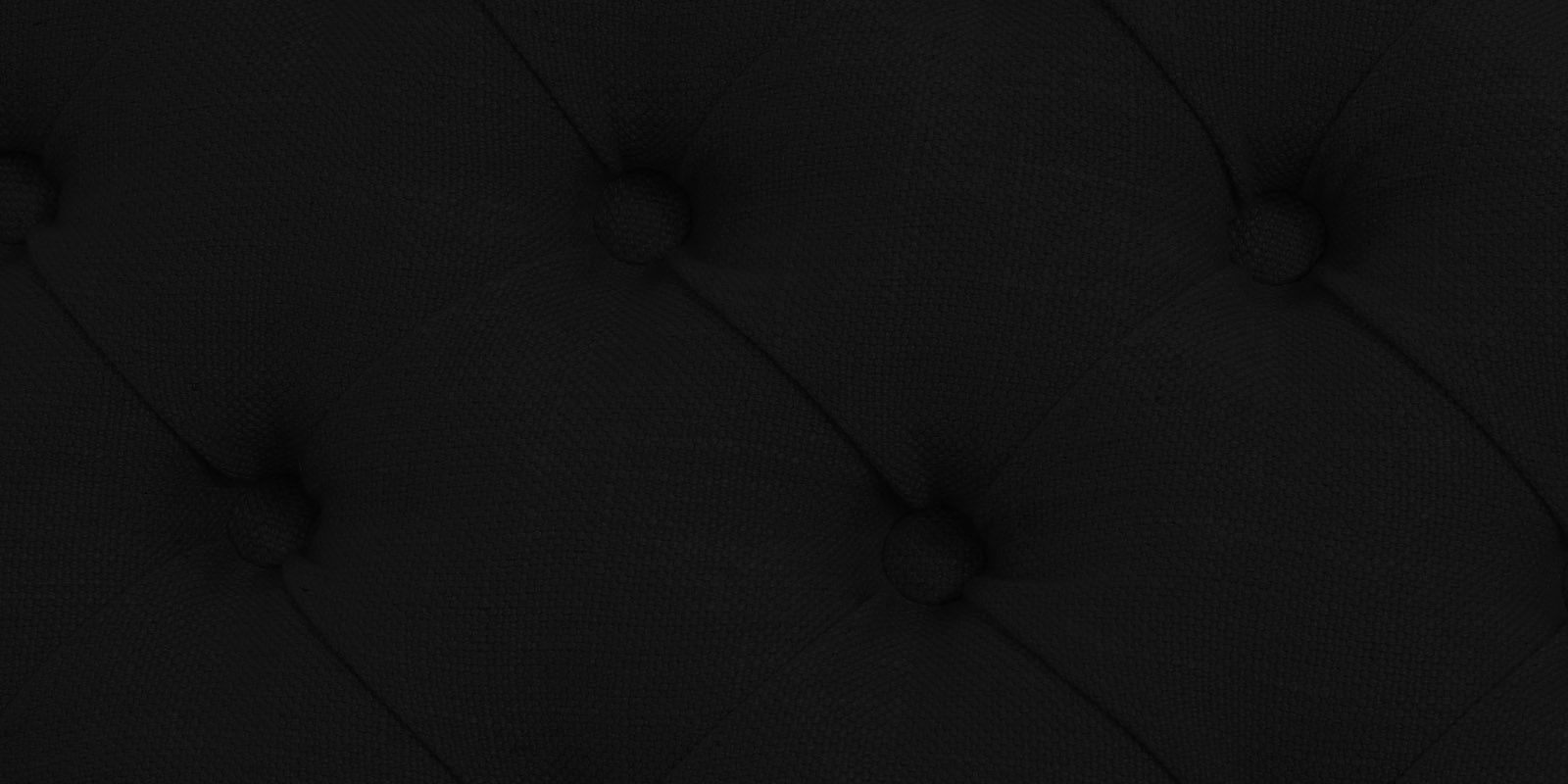 Nowia Fabric 2 Seater Recamier In Zed Black Colour With Storage - Febonic Living