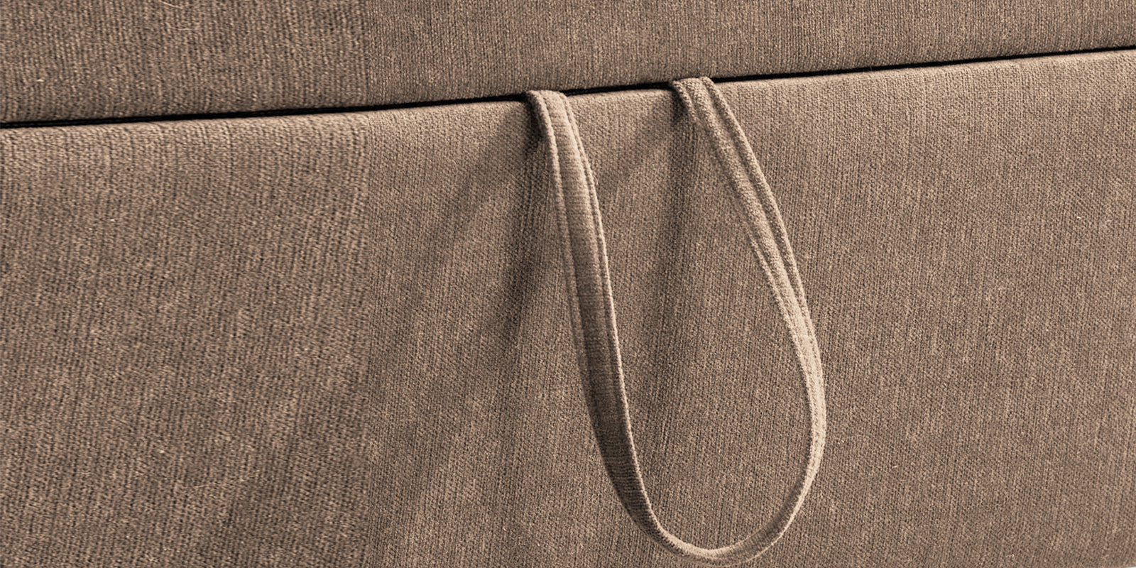 Kara Fabric 3 Seater Pull Out Sofa Cum Bed In Cookie Beige Colour - Febonic Living