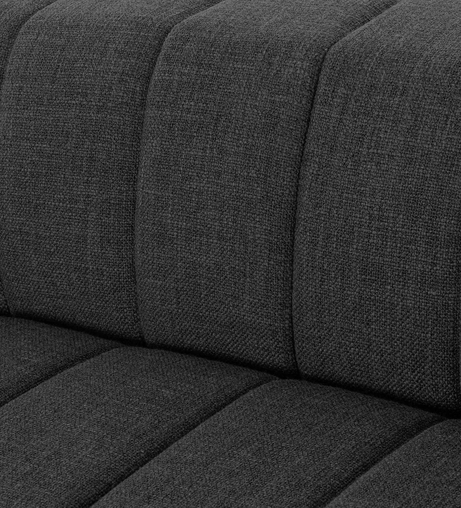 Lara Fabric 1 Seater Sofa In Charcoal Grey Colour - Febonic Living