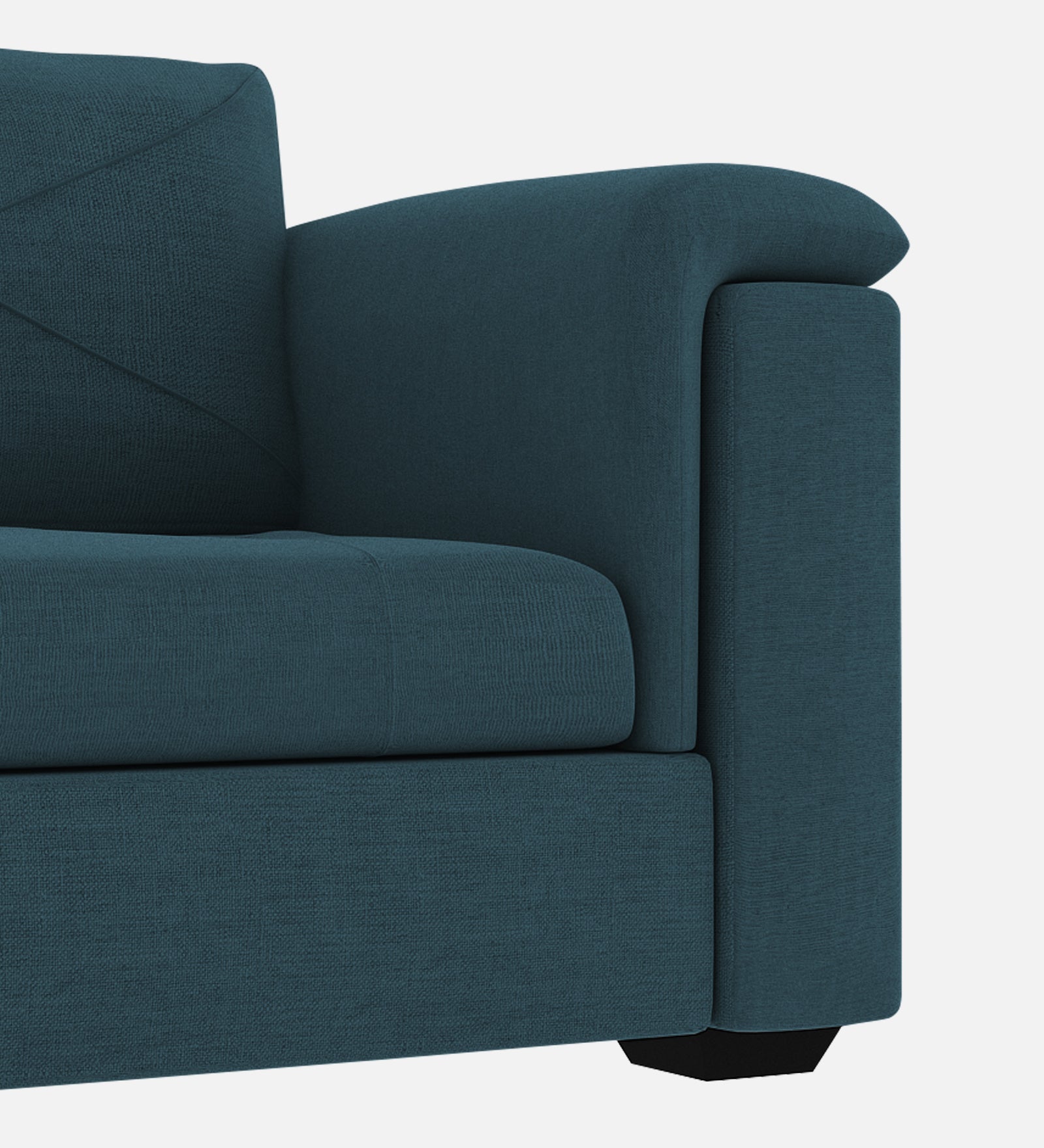 Andres Fabric 1 Seater Sofa In Harbour Blue Colour - Febonic Living