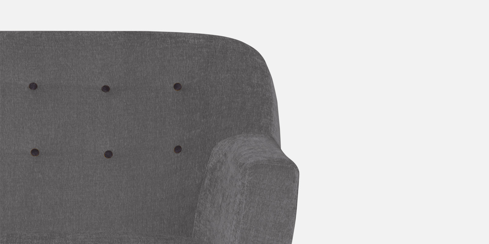 German Fabric 3 Seater Sofa In Sudo grey Colour - Febonic Living