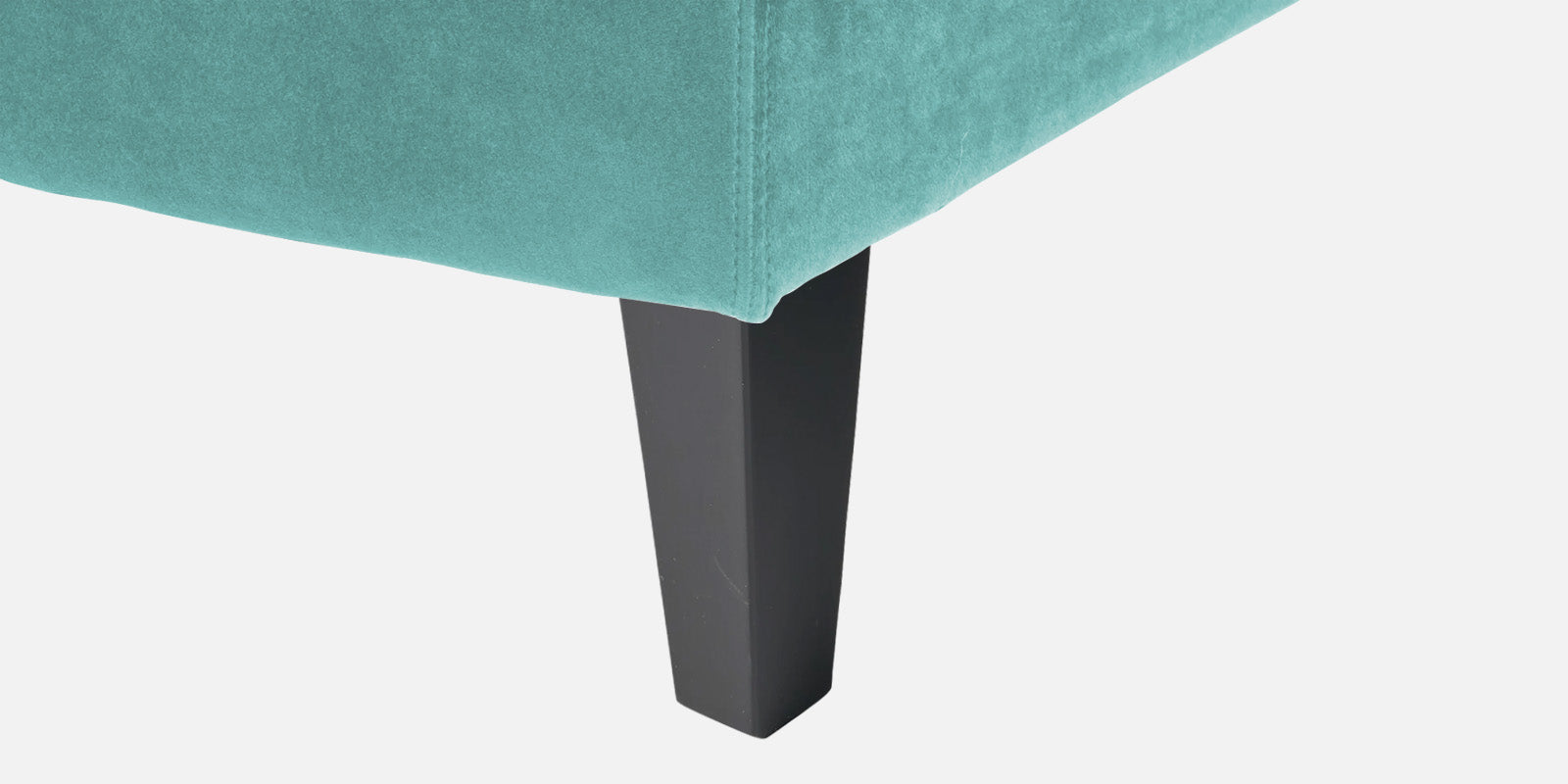 Jones Velvet LHS Sectional Sofa (3+Lounger) In Barmunda Aqua Colour - Febonic Living