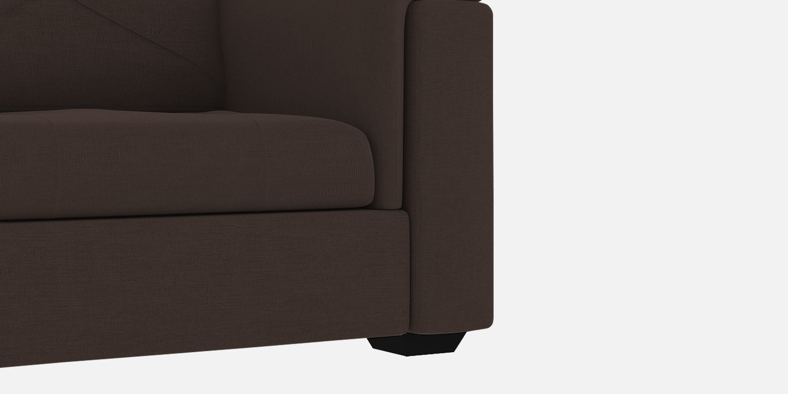 Andres Fabric 2 Seater Sofa In Coco Brown Colour - Febonic Living