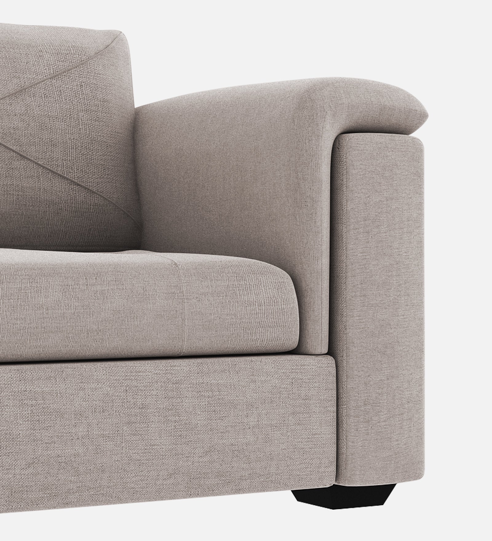 Andres Fabric 1 Seater Sofa In Storm Grey Colour - Febonic Living