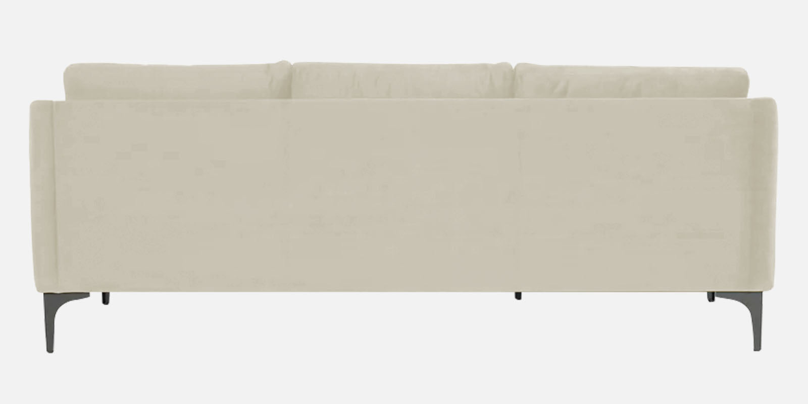 Haru Fabric RHS Sectional Sofa (2+Lounger) In Warm White Colour - Febonic Living