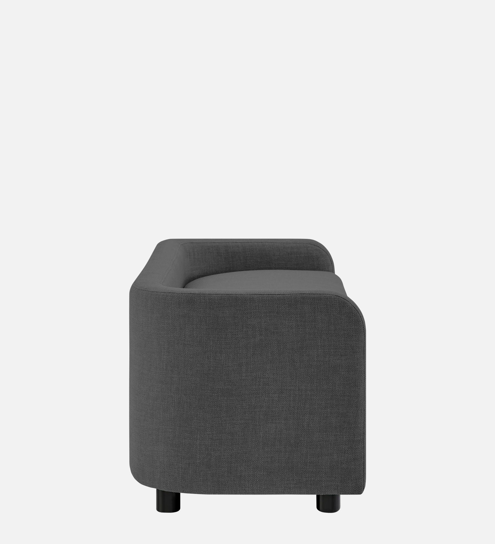 Cooper Fabric Storage Bench In Charcoal Grey Colour - Febonic Living
