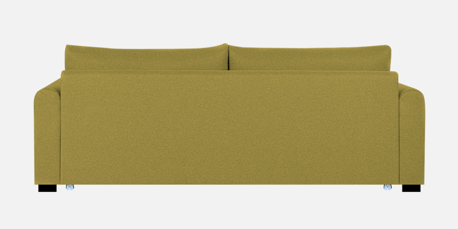 Sigma Fabric 3 Seater Pull Out Sofa Cum Bed In Parrot Green Colour - Febonic Living