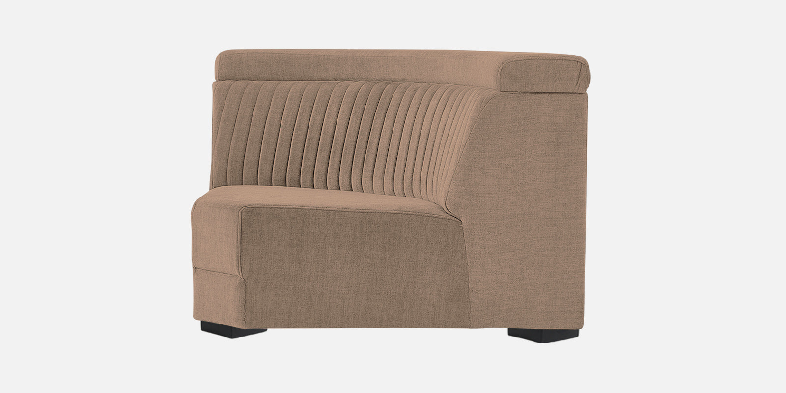 Draco Fabric 6 Seater Corner Sofa In Cookie Beige Colour - Febonic Living