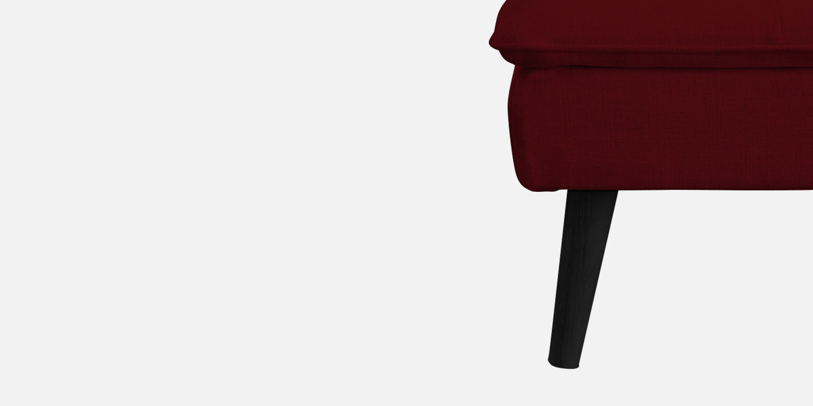 Toner Fabric 3 Seater Convertible Sofa Cum Bed In Ruby Red Colour - Febonic Living