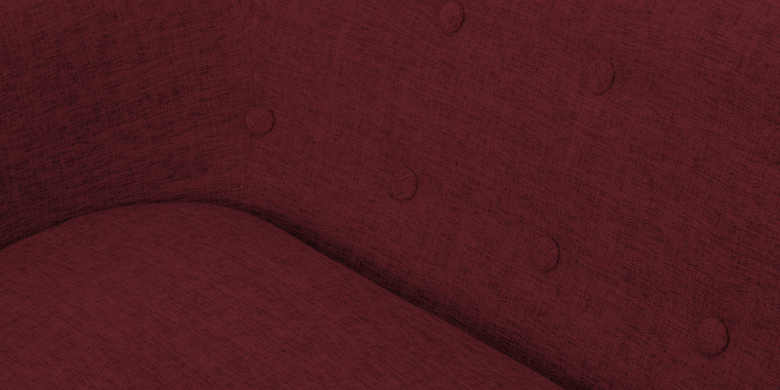 Casper Fabric 3 Seater Sofa In Blood Maroon Colour - Febonic Living