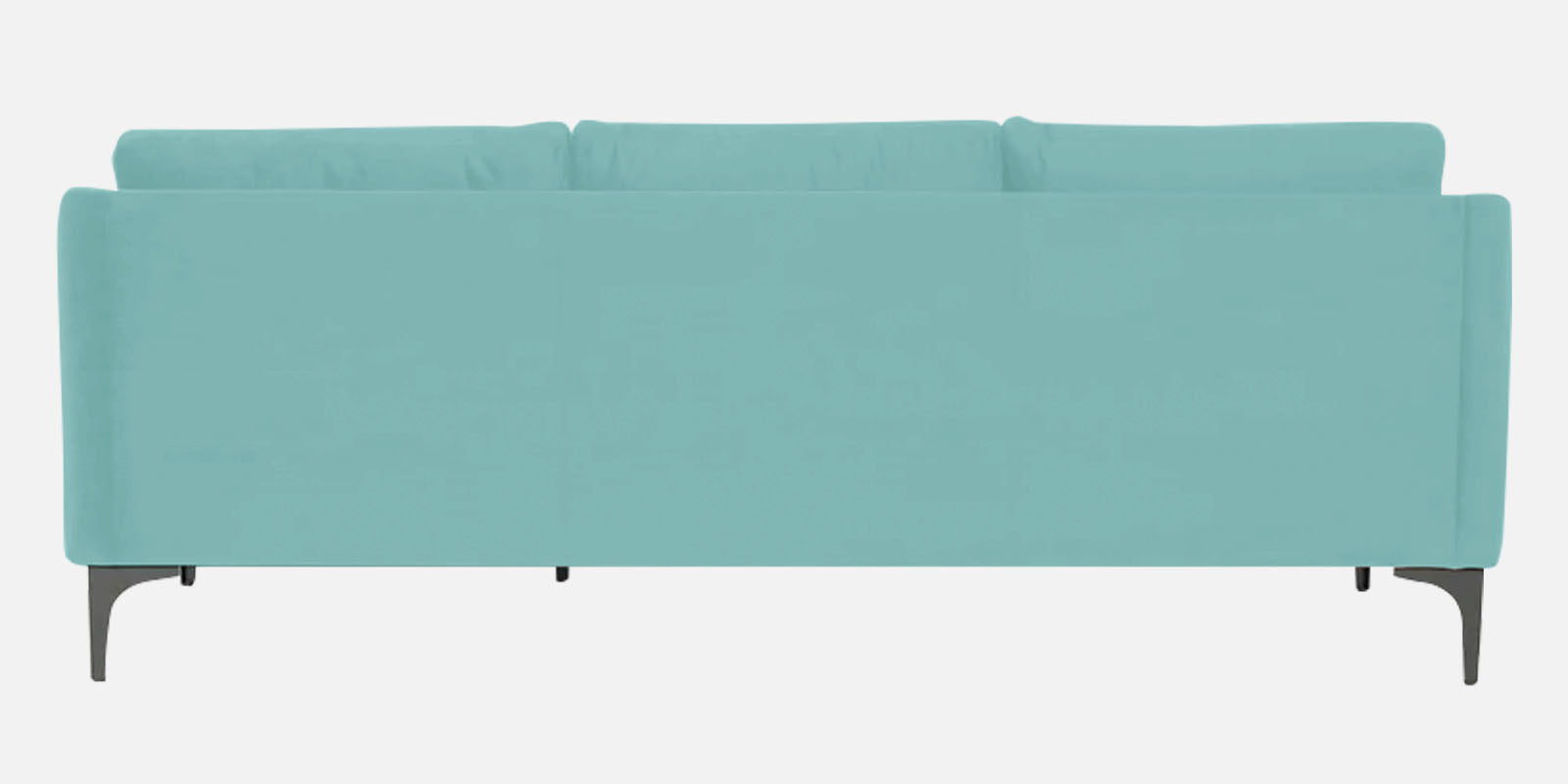 Haru Fabric LHS Sectional Sofa (2+Lounger) In Barmunda Aqua Colour - Febonic Living